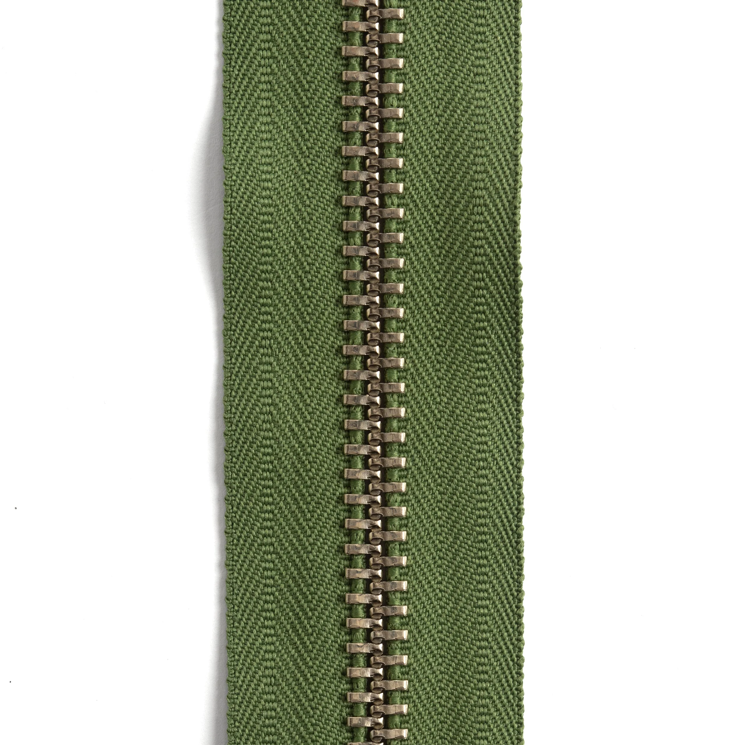 YKK #10 Nickel Plate Zipper Tape 6 ft. (1.8 m) - Image 4