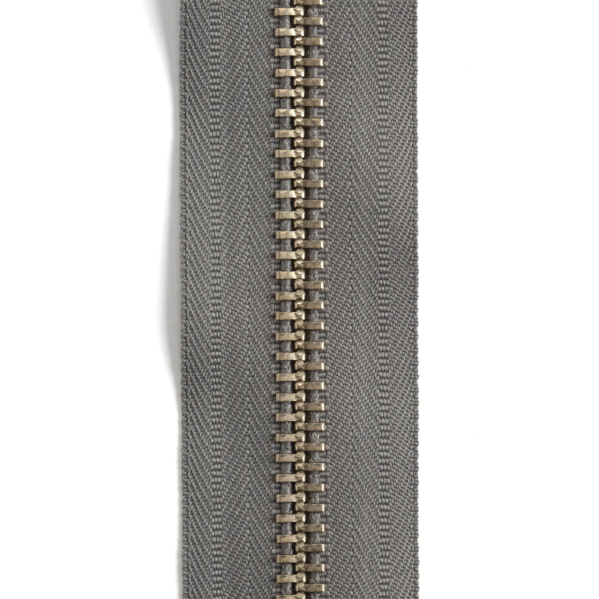 YKK #10 Nickel Plate Zipper Tape 6 ft. (1.8 m) - Image 5