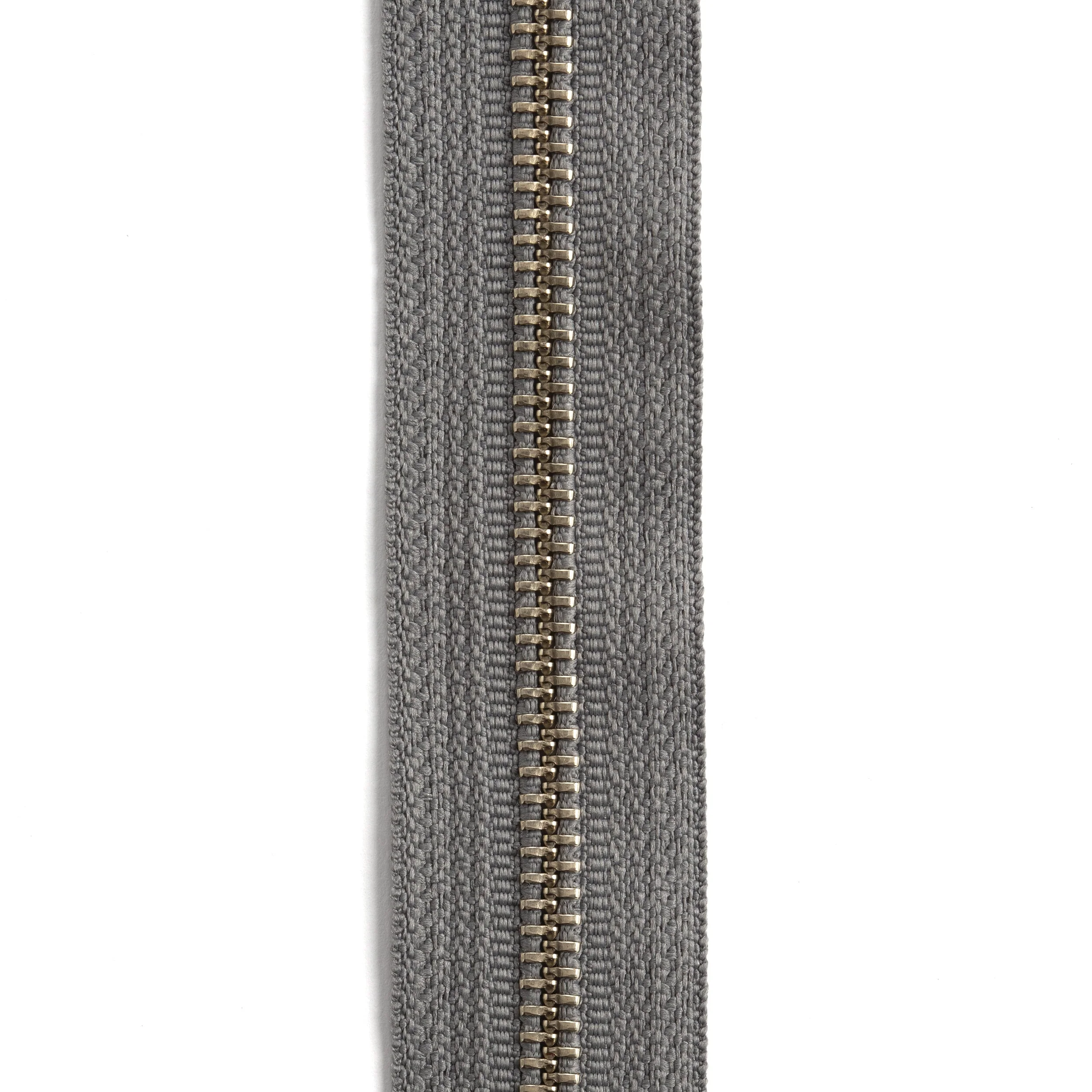 YKK #5 Nickel Plate Zipper Tape 6 ft. (1.8 m) - Image 5