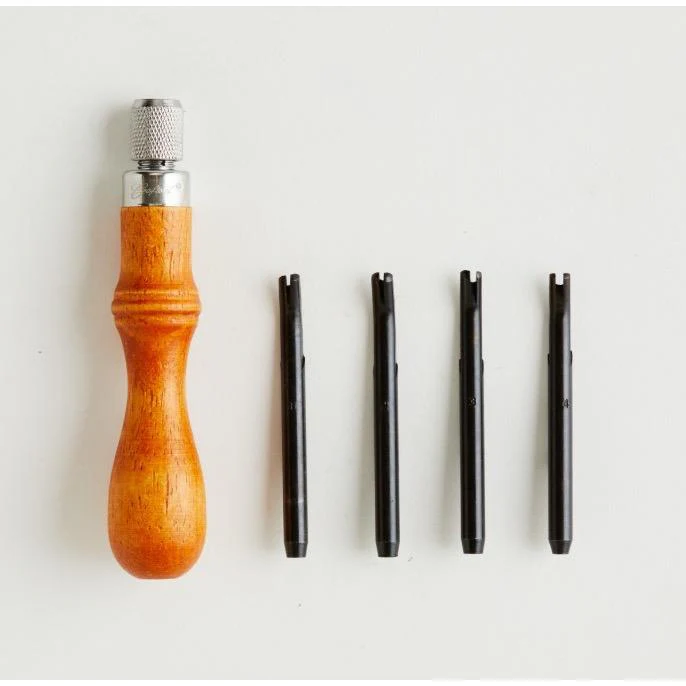 Craftool® Rounded Keen Edge Beveler 4-1 Set