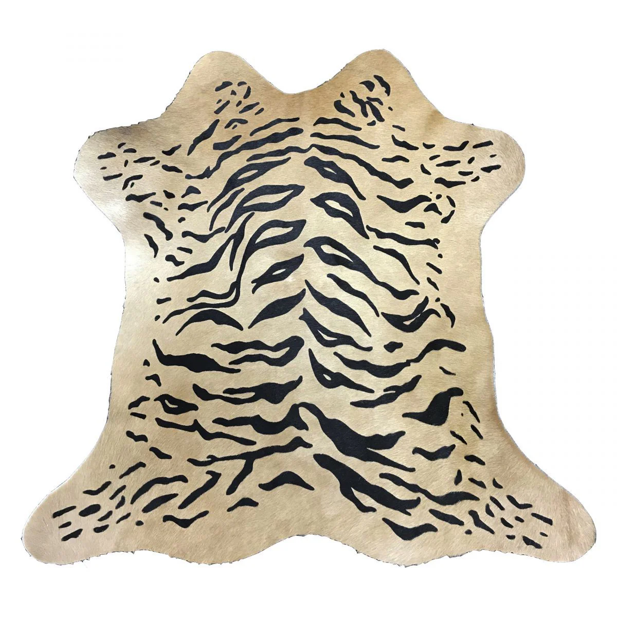 Hair-On Calfskin - Beige Tiger Print - FINAL SALE