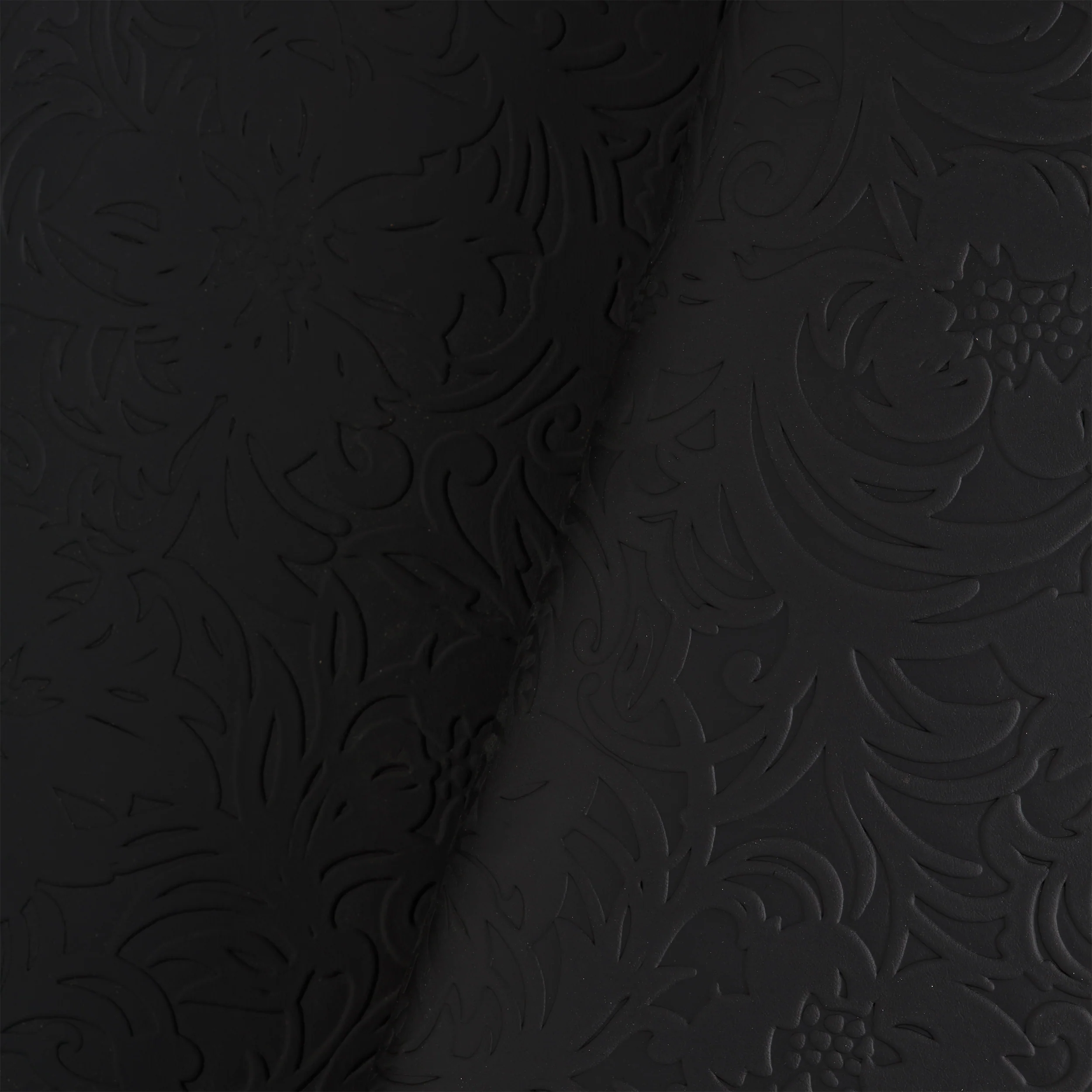 Floral Embossed Side Black - Image 2