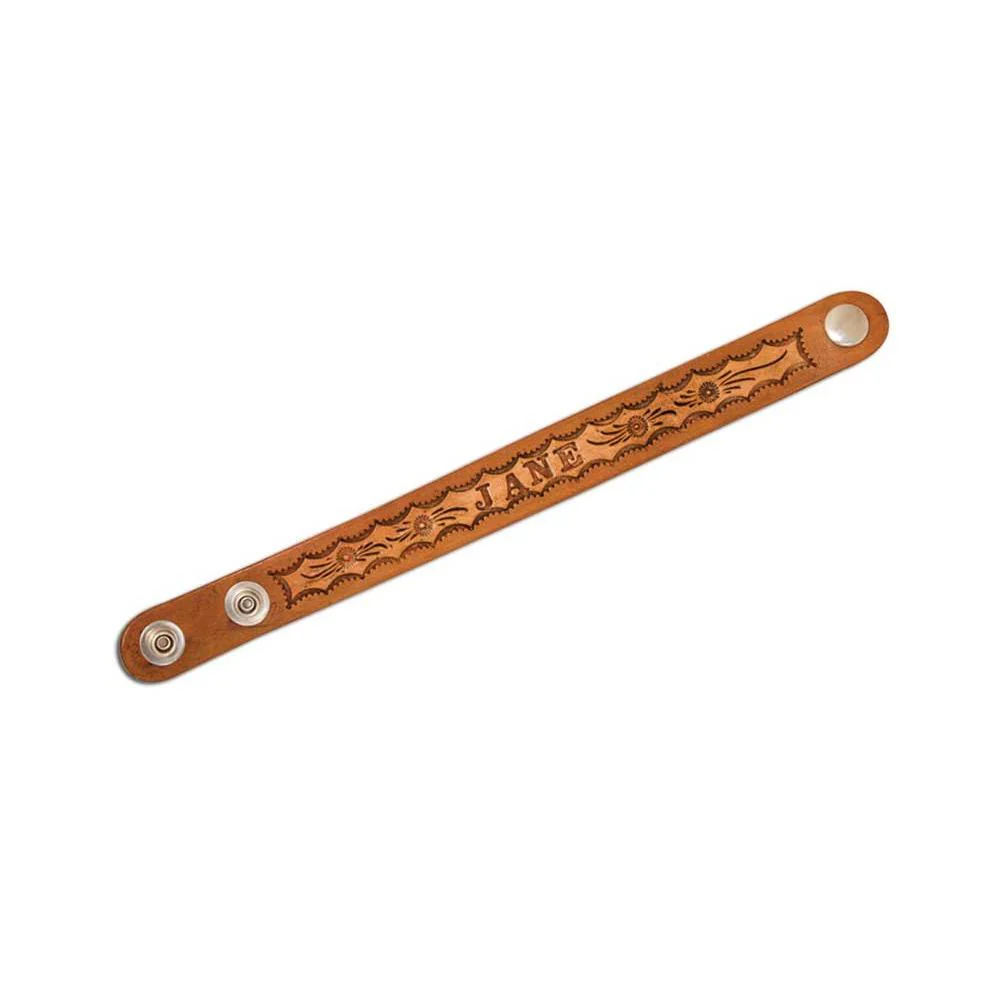 Adjustable Leather Wristbands - Image 3