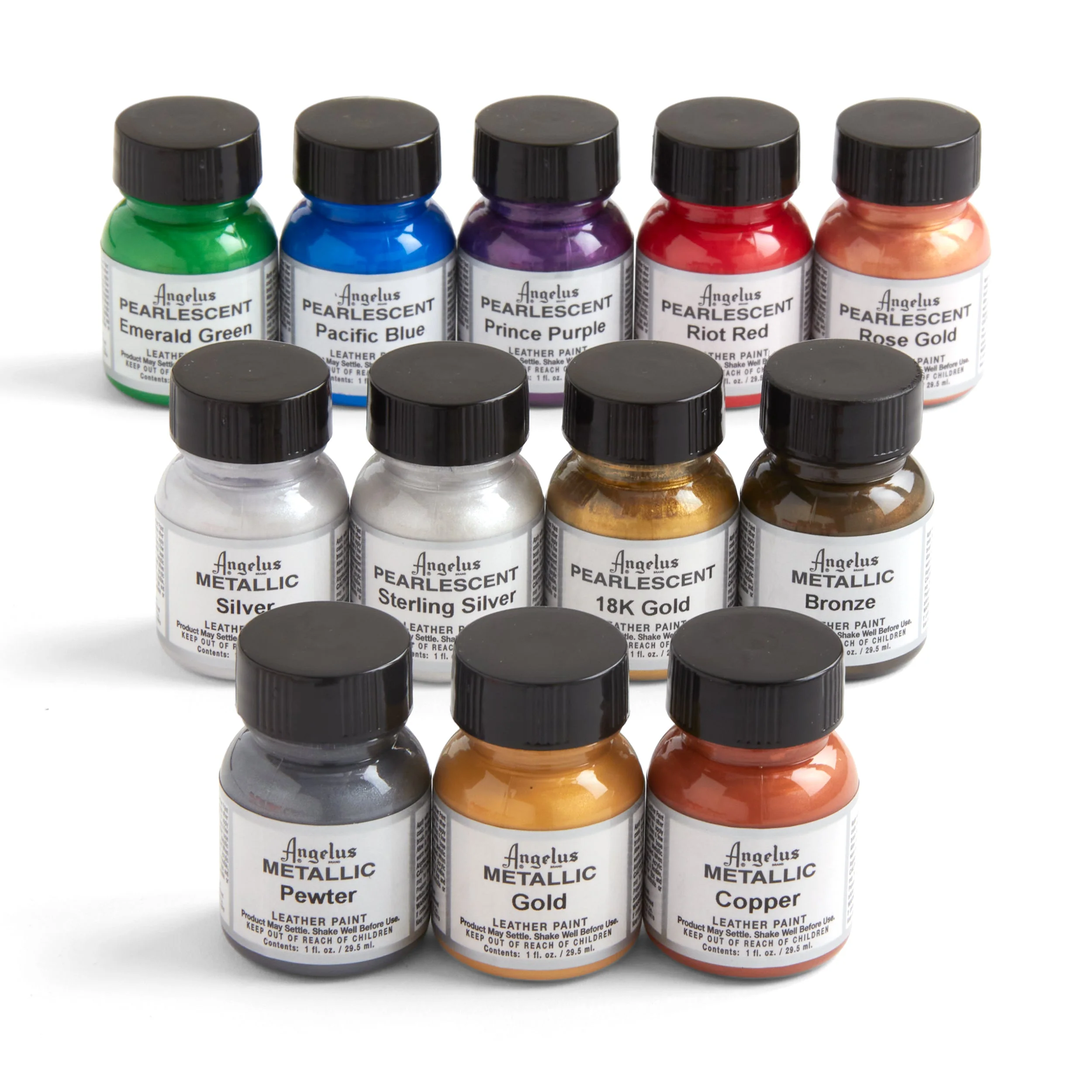 Angelus Metallic & Pearlescent Leather Paint 1 fl. oz. - Image 2