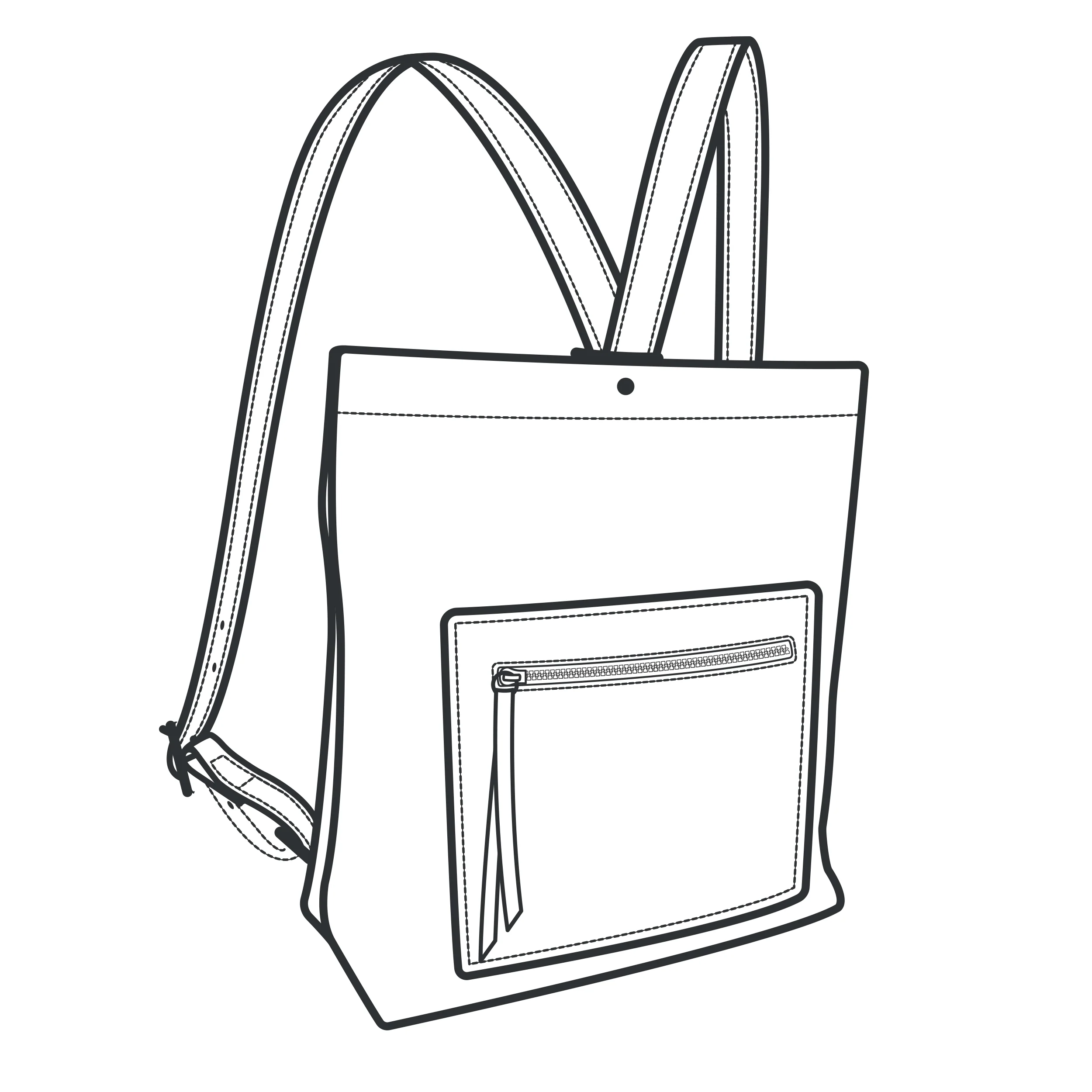 Brooklyn Backpack Paper Pattern
