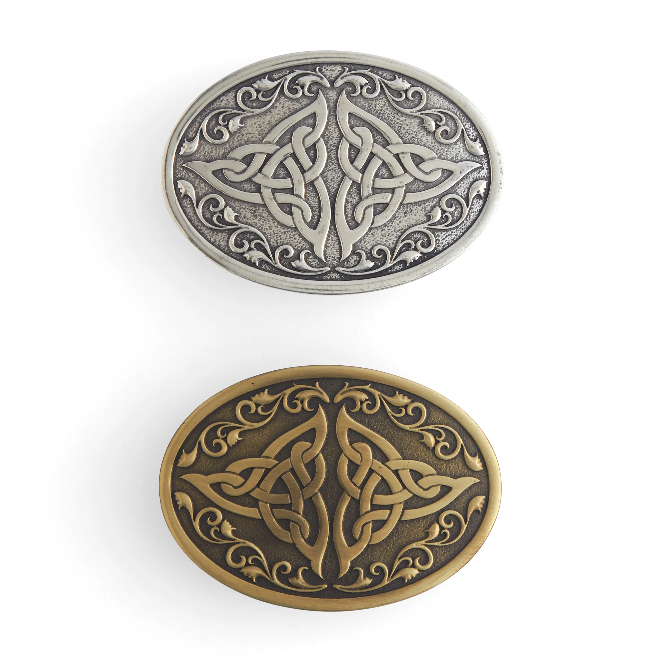 Celtic Triangle Knot Trophy Buckle