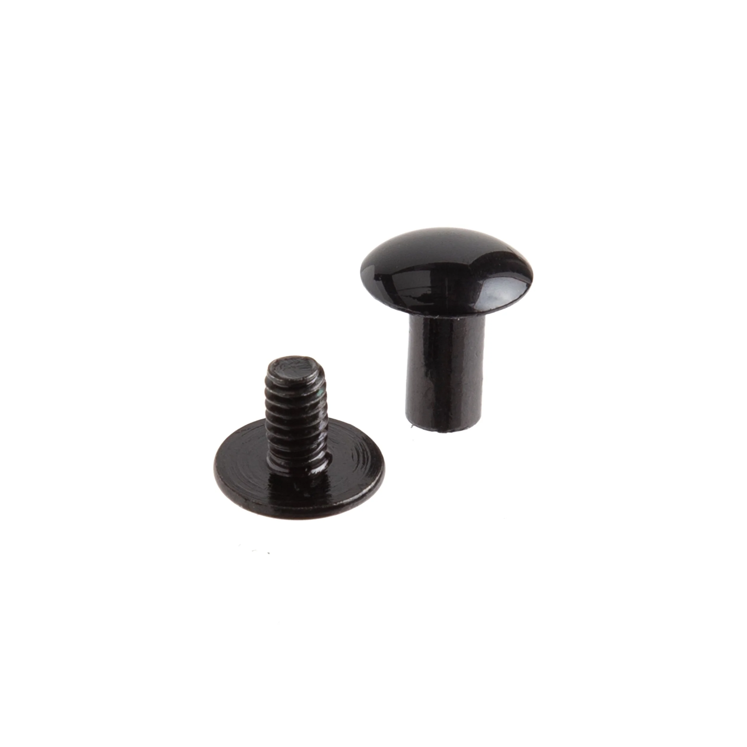 Chicago Screw Glossy Black Pack of 100 - FINAL SALE
