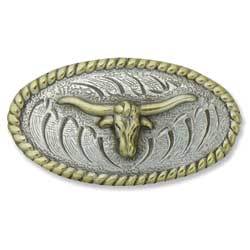 Longhorn Gold Plated Concho