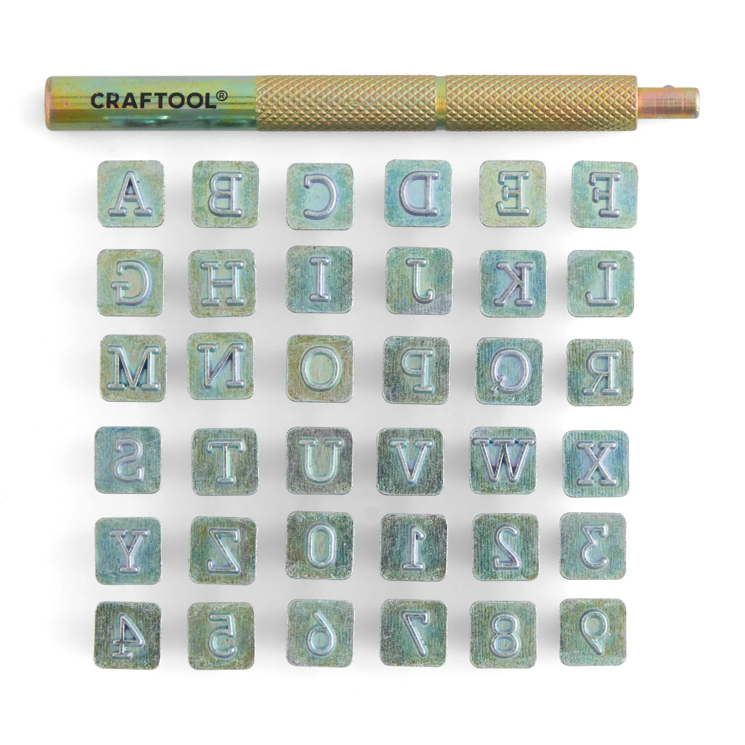 Craftool® Typewriter Alphabet & Number Stamp Set - Image 3