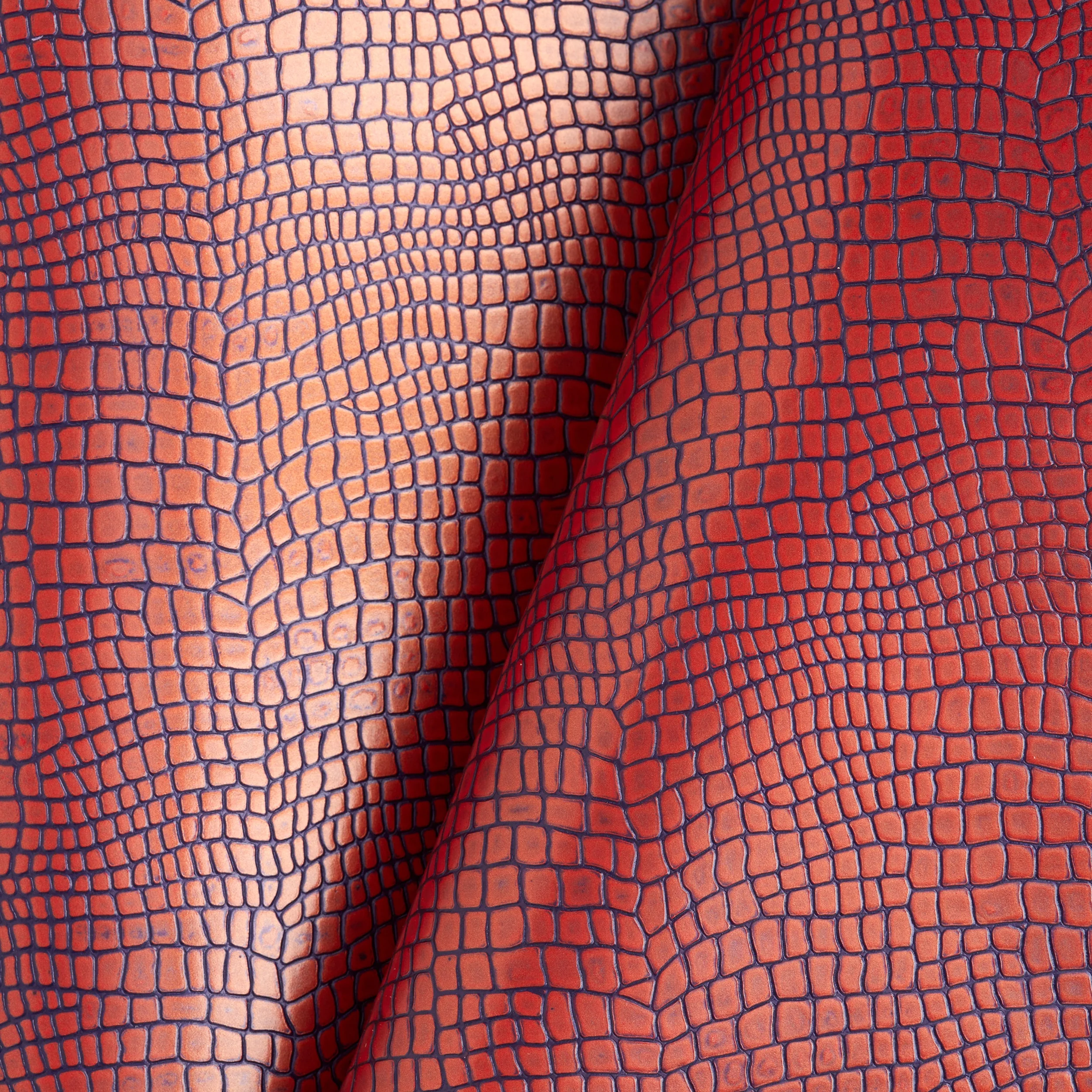 Croc Embossed Veg-Tan Single Shoulder - Image 9