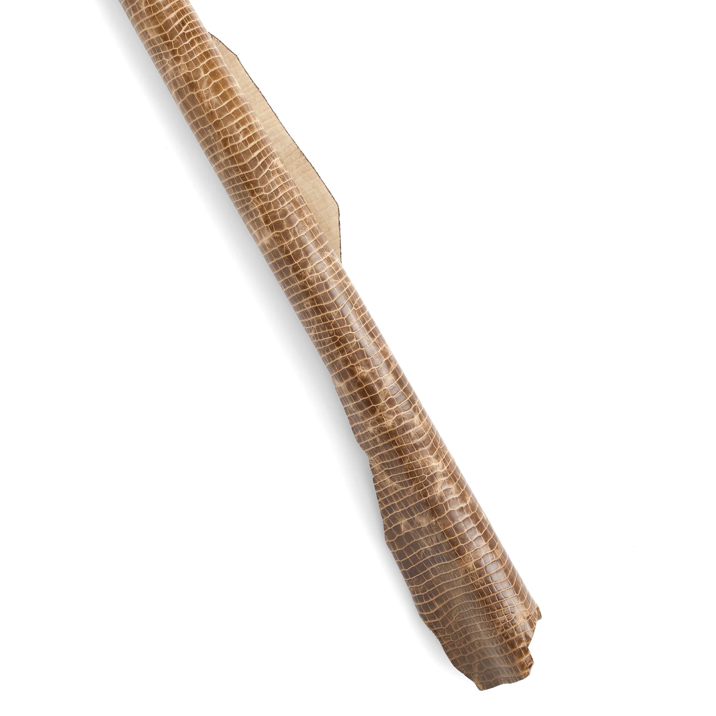 Croco Embossed Side Taupe