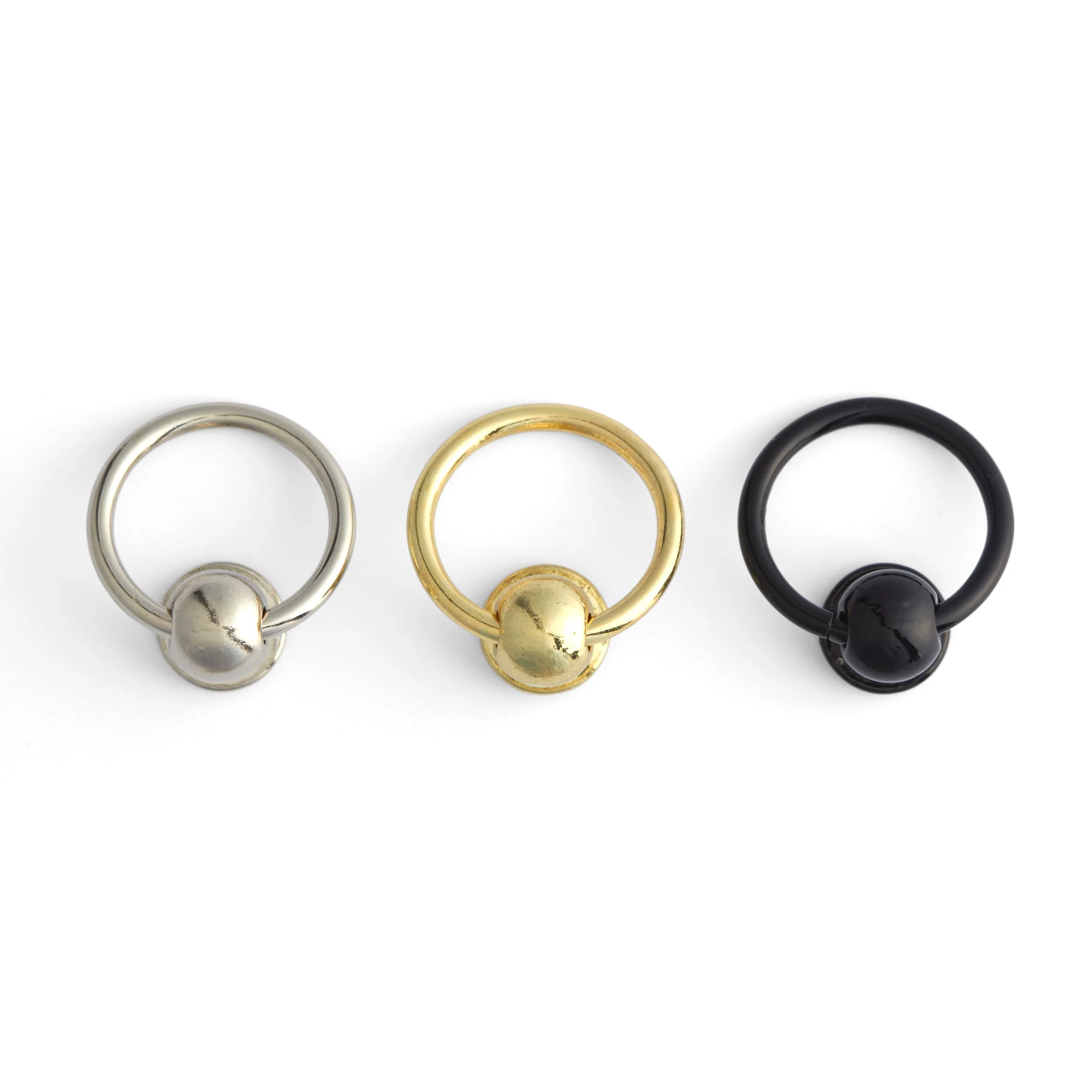 Decorative Button Stud with Loop - Image 2