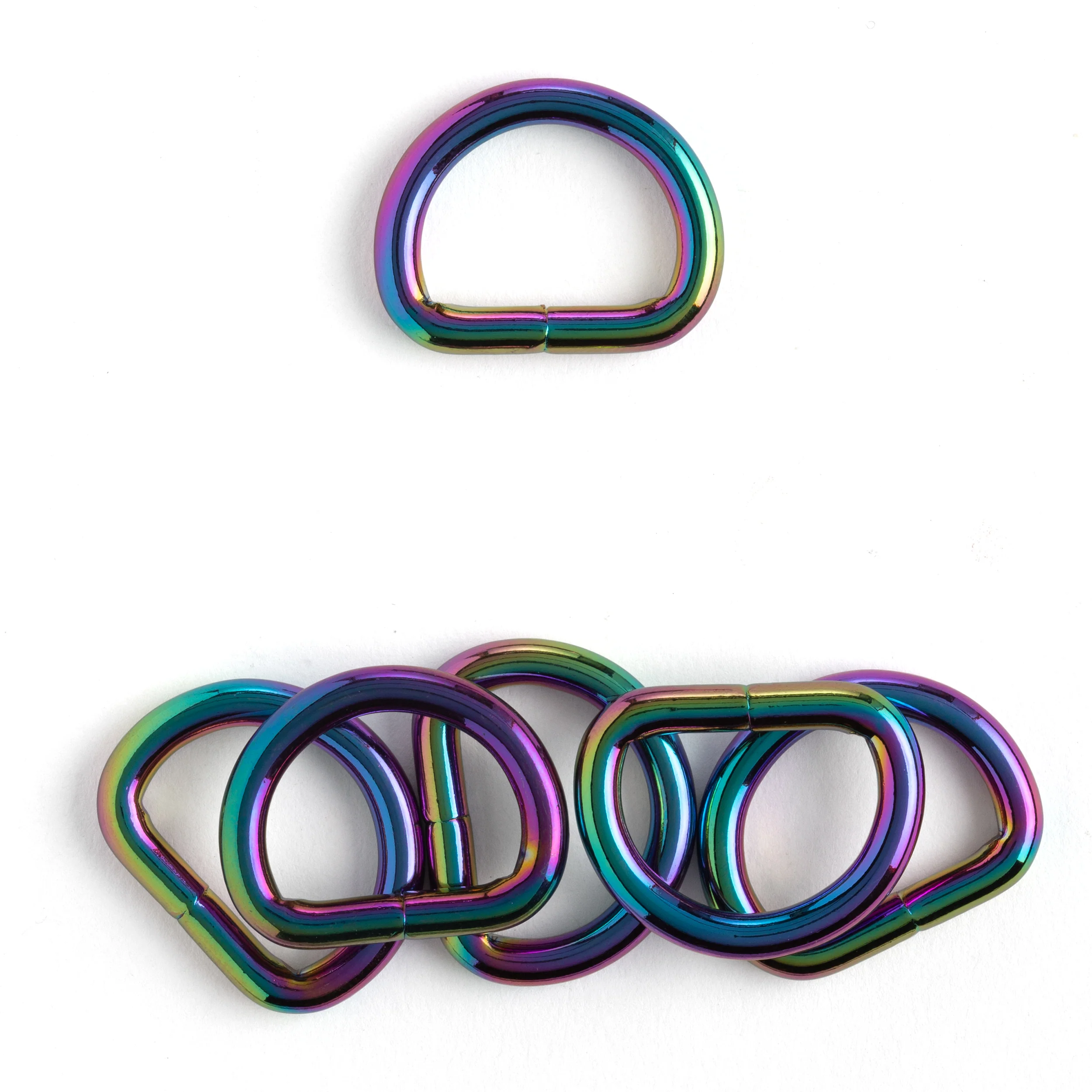 Rainbow Dee Ring 6 Pack - Image 2