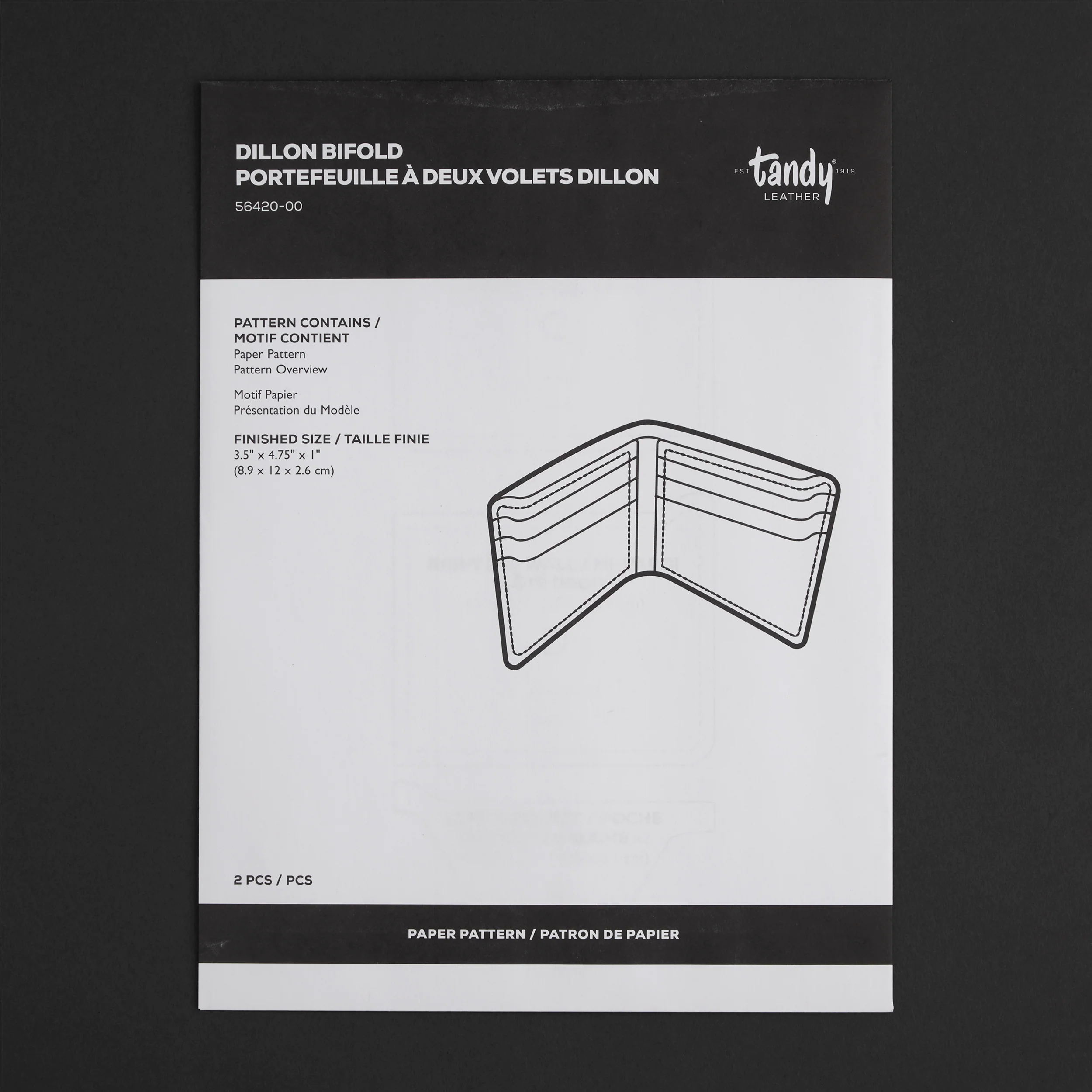 Dillon Bifold Paper Pattern - Image 6