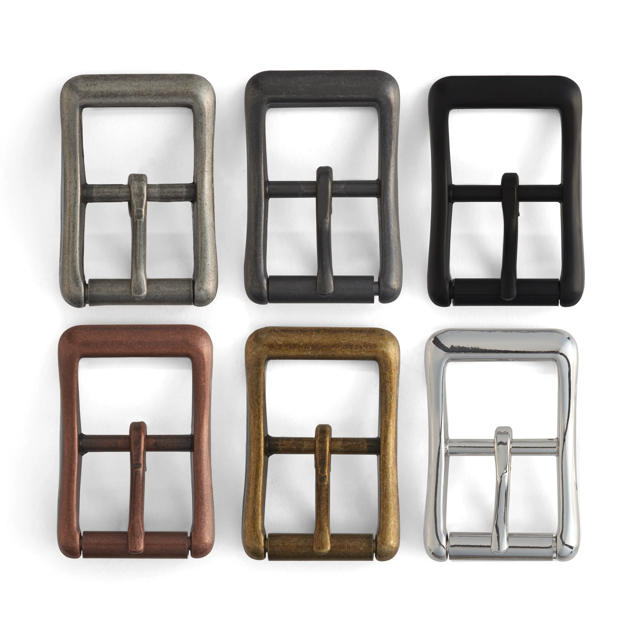Flared Center Bar Roller Buckle