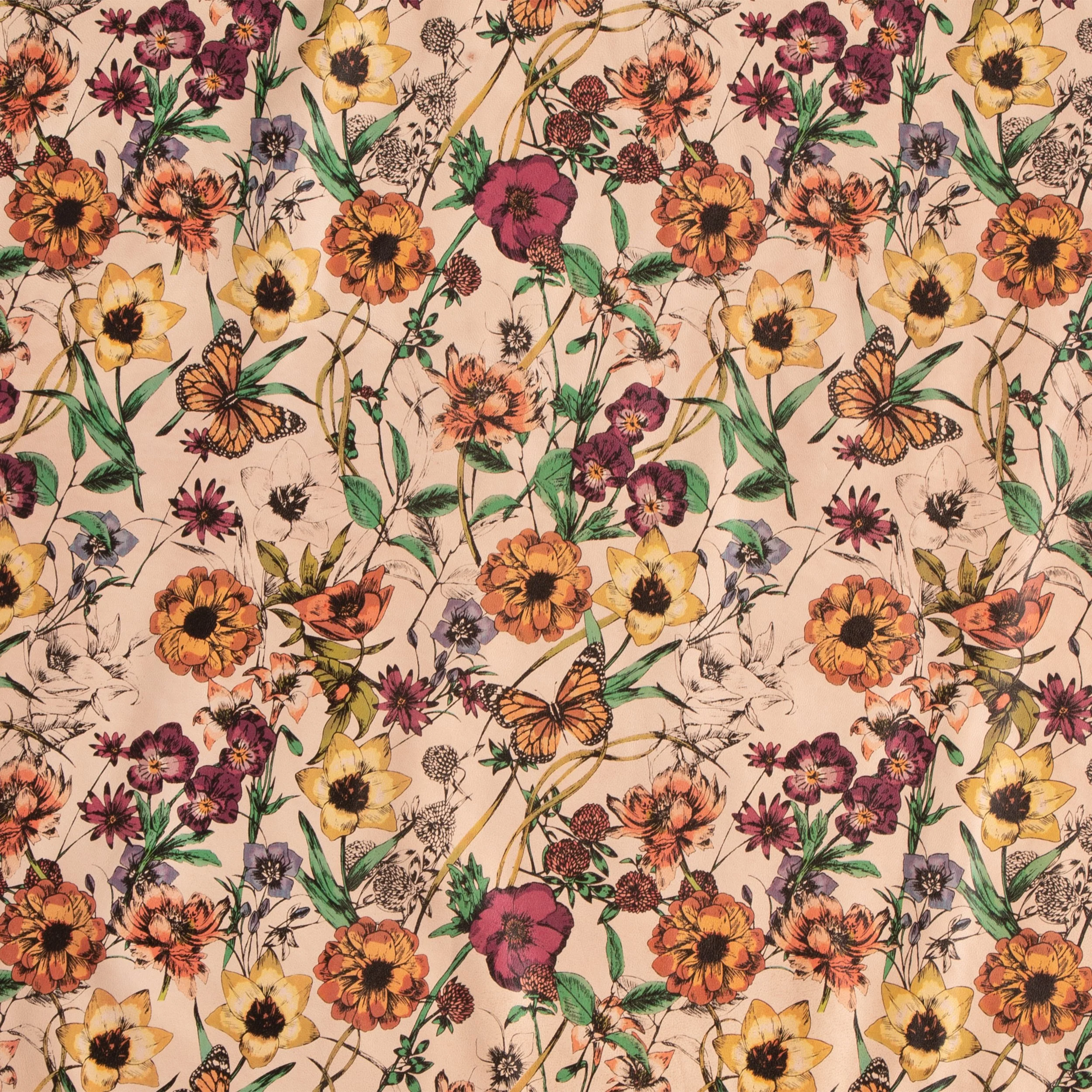 Floral Print Veg-Tan Sheepskin - Image 10