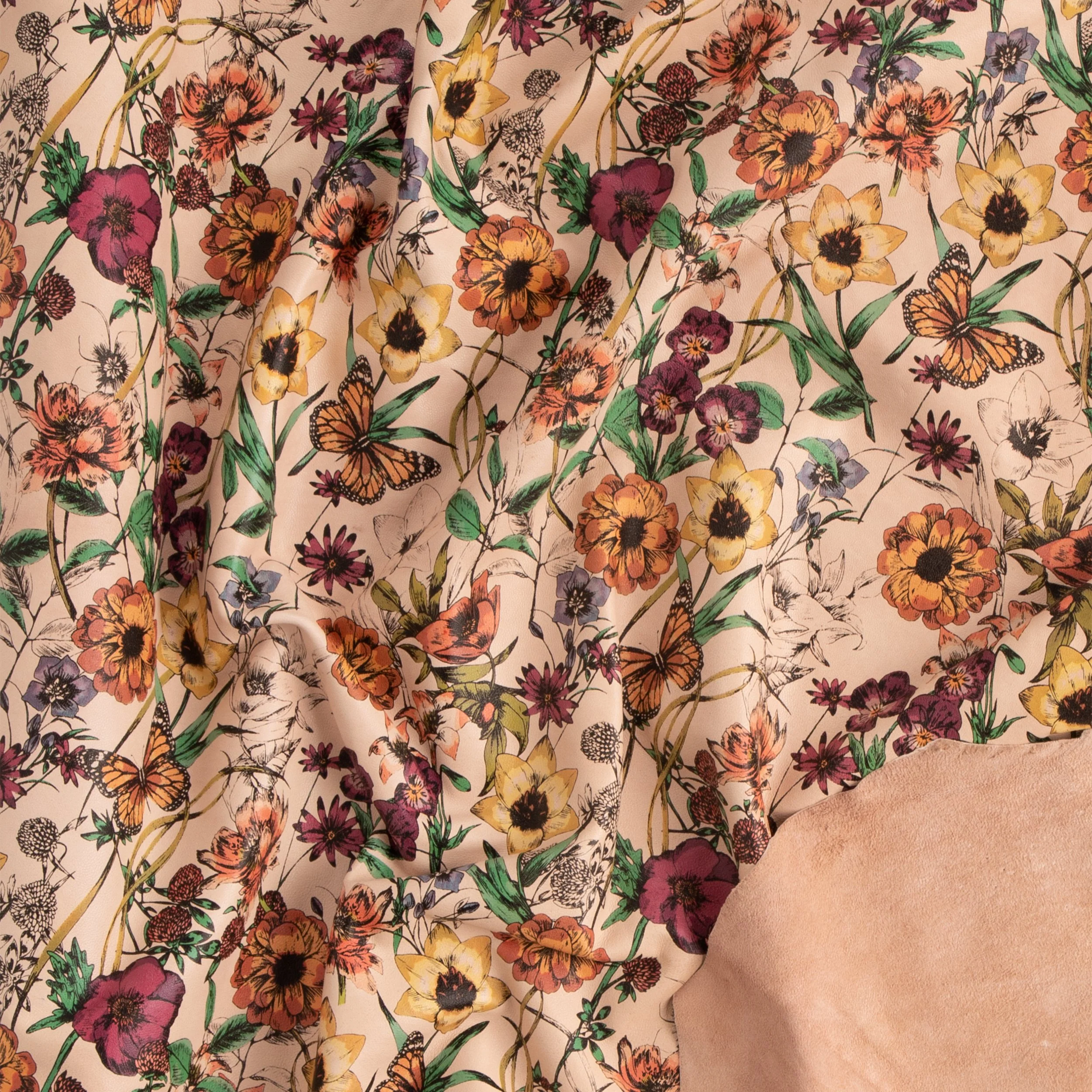 Floral Print Veg-Tan Sheepskin - Image 11