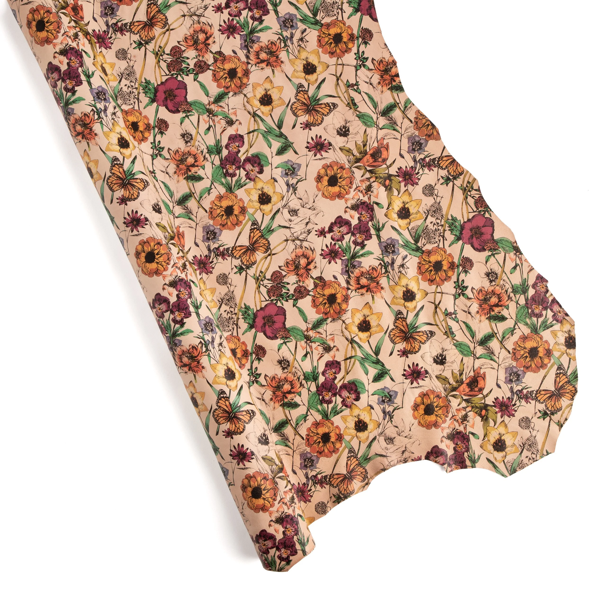 Floral Print Veg-Tan Sheepskin - Image 8