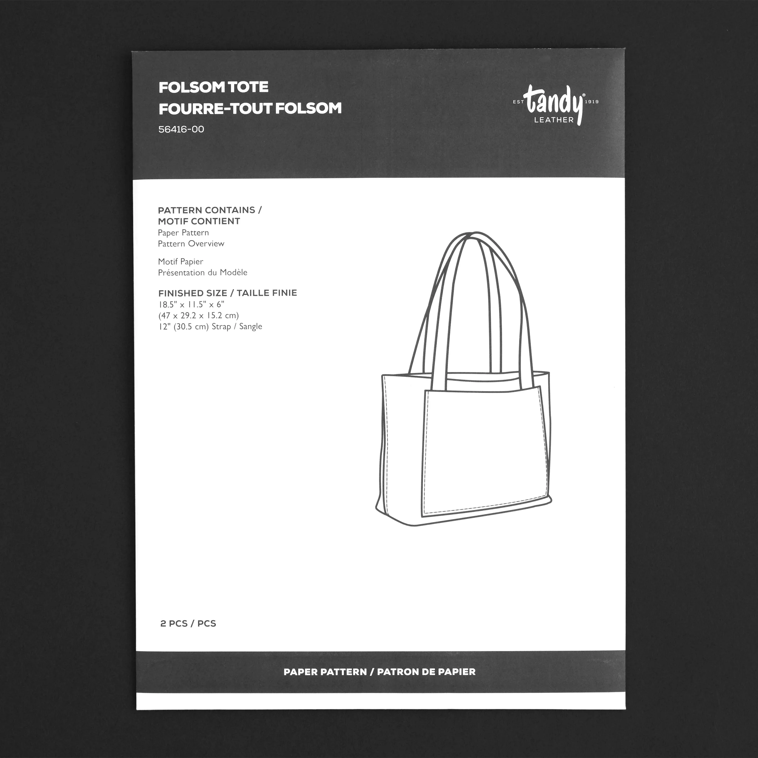 Folsom Tote Paper Pattern - Image 2