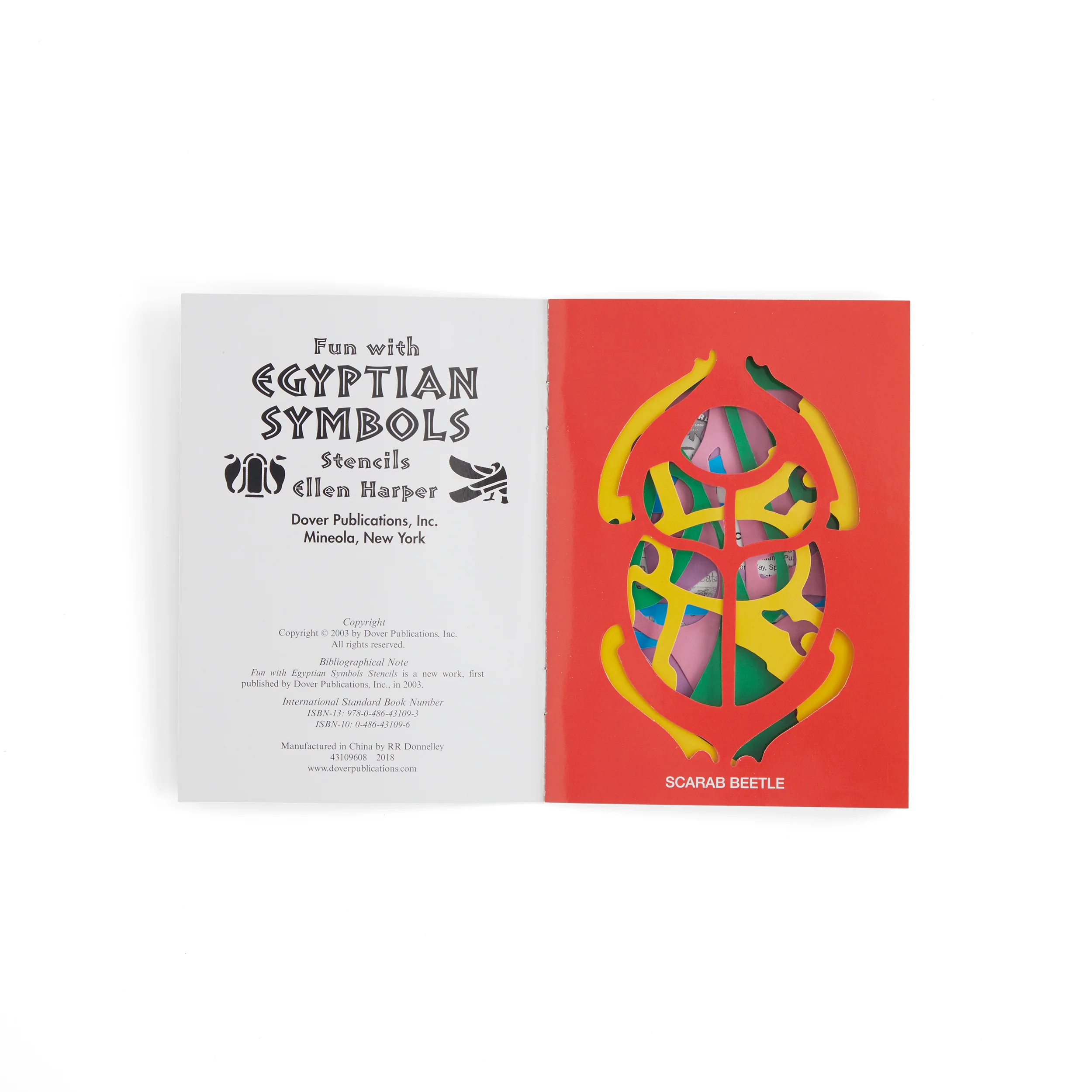 Fun with Egyptian Symbols Stencils Book - Image 2