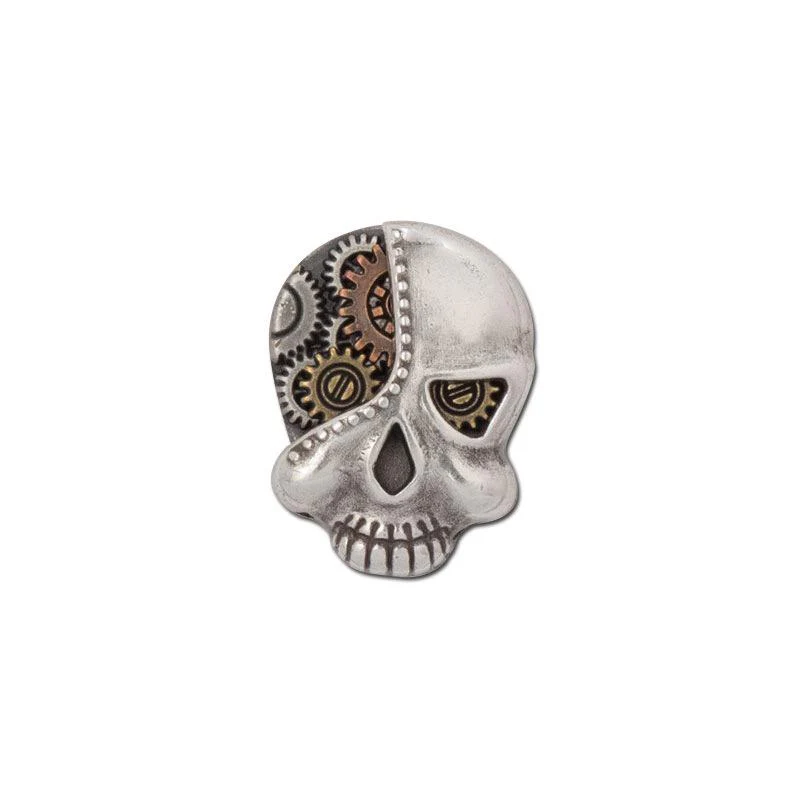 Gear Skull Head Concho