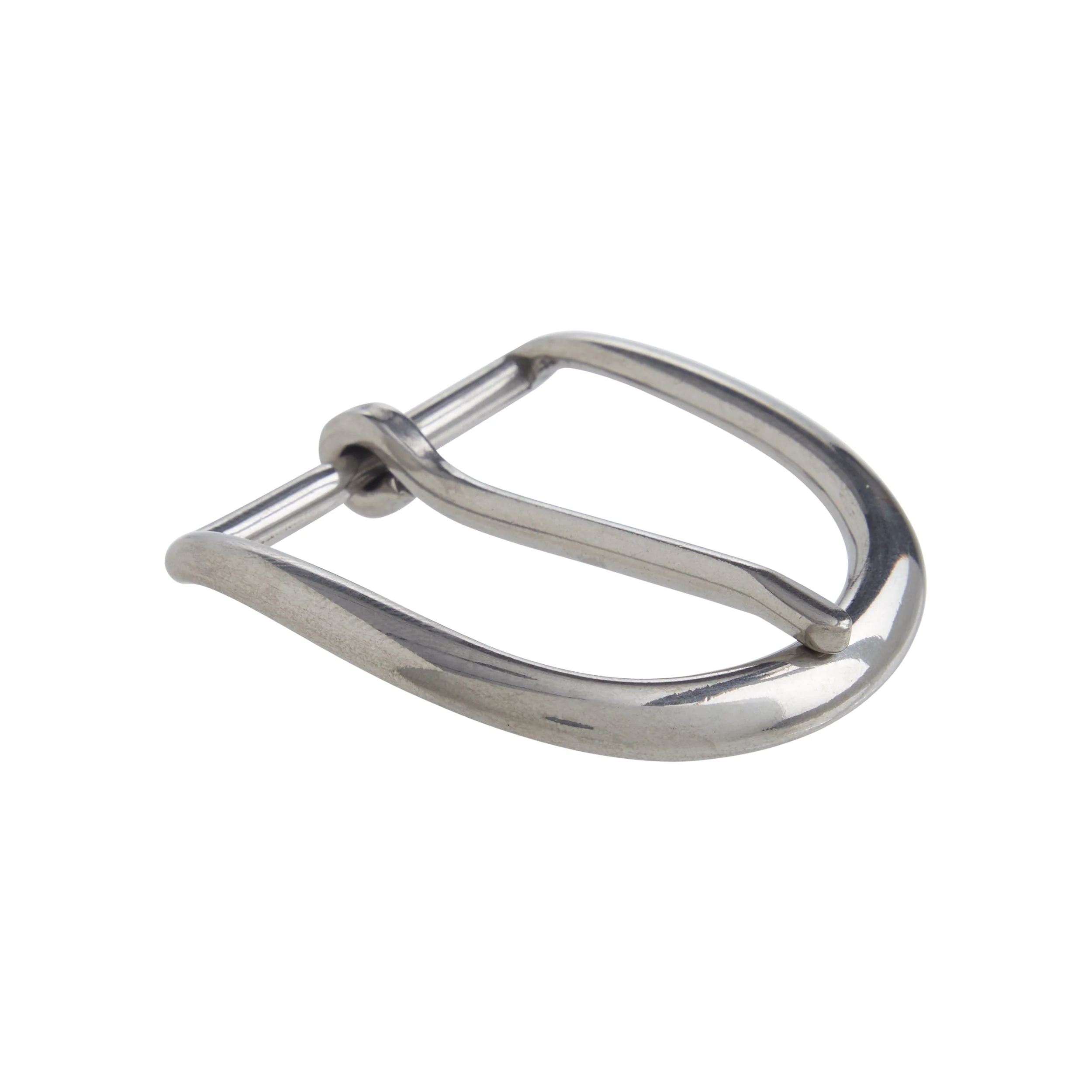 Round Heel Bar Buckle Stainless Steel - Image 2