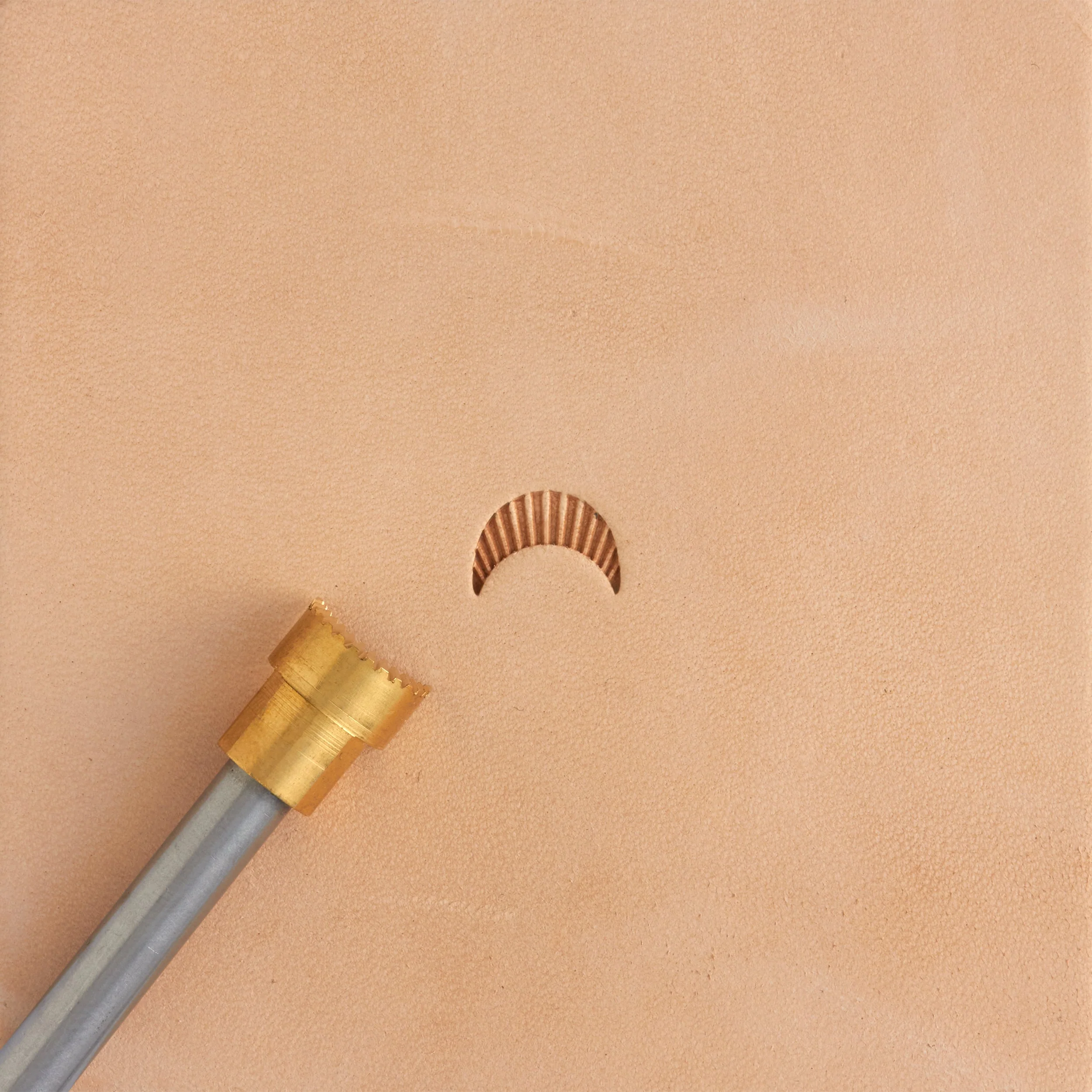 Lined Camo Brass Stamp