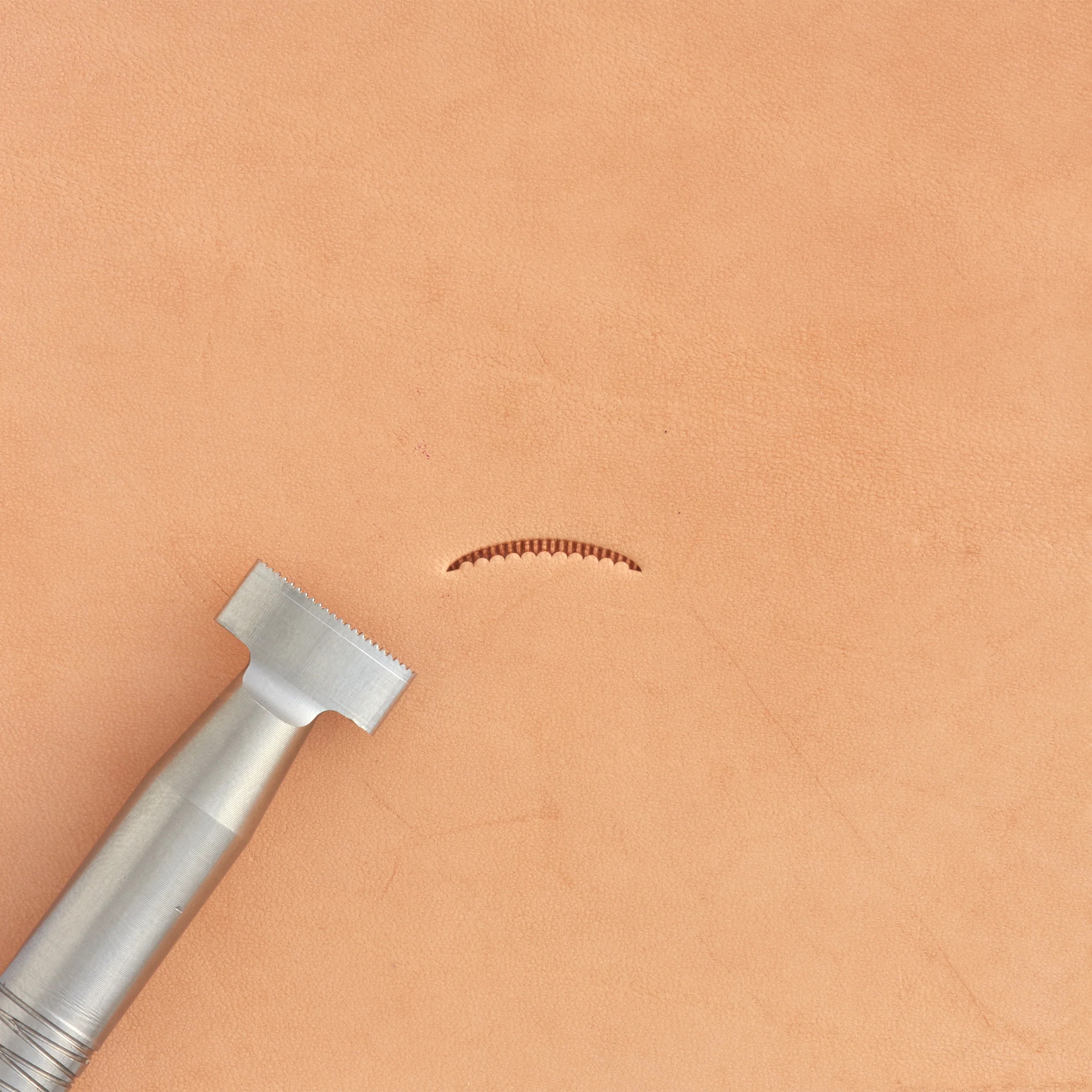 Lined & Scalloped Veiner Stainless Steel Stamp
