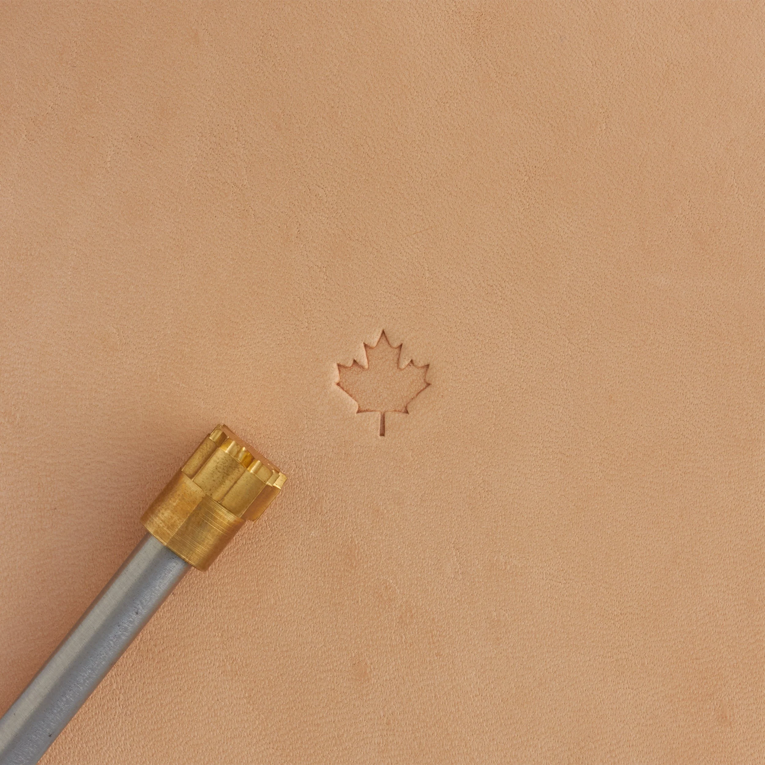 Maple Leaf Brass Stamp