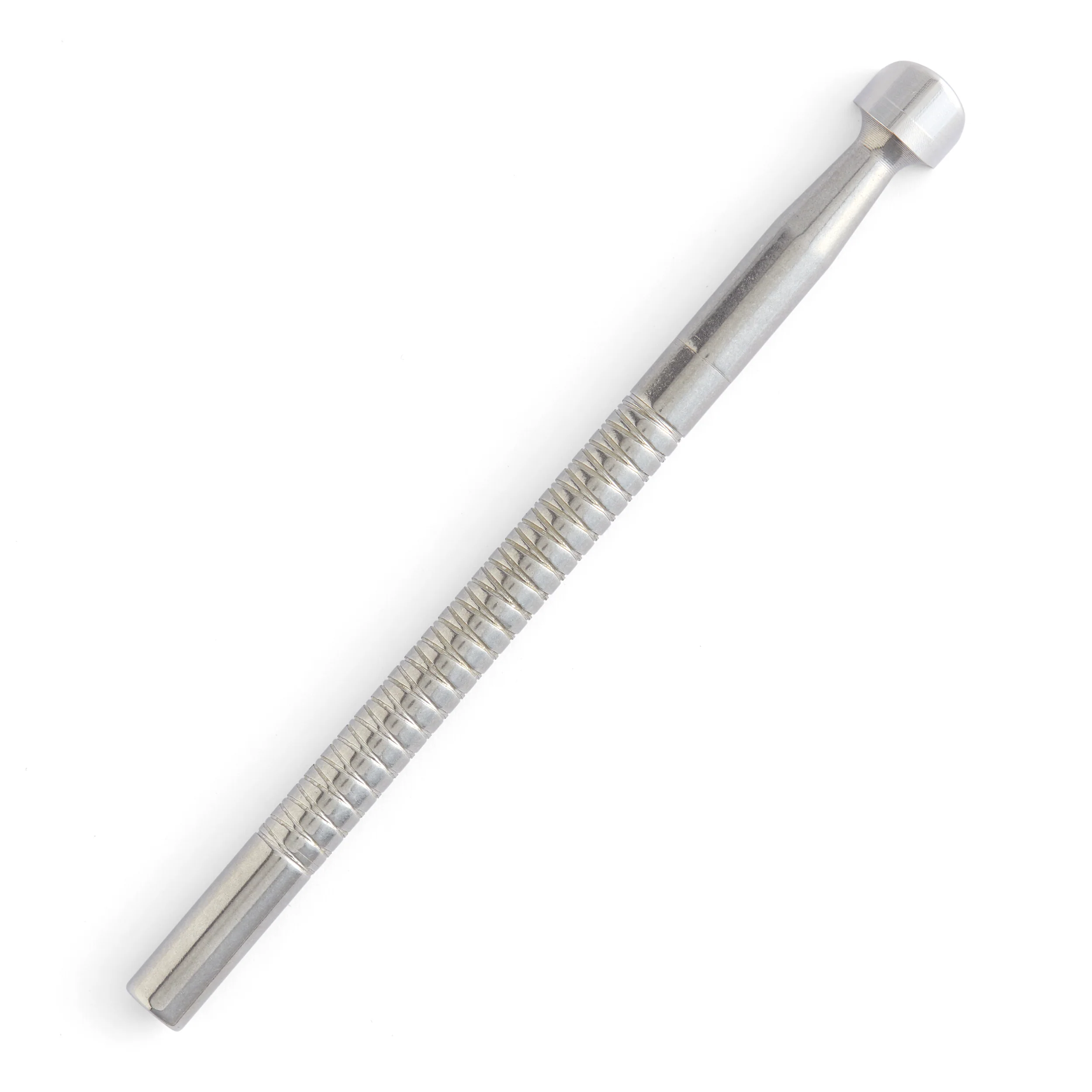 Medium Rounded Mule Foot Stainless Steel Stamp - Image 2