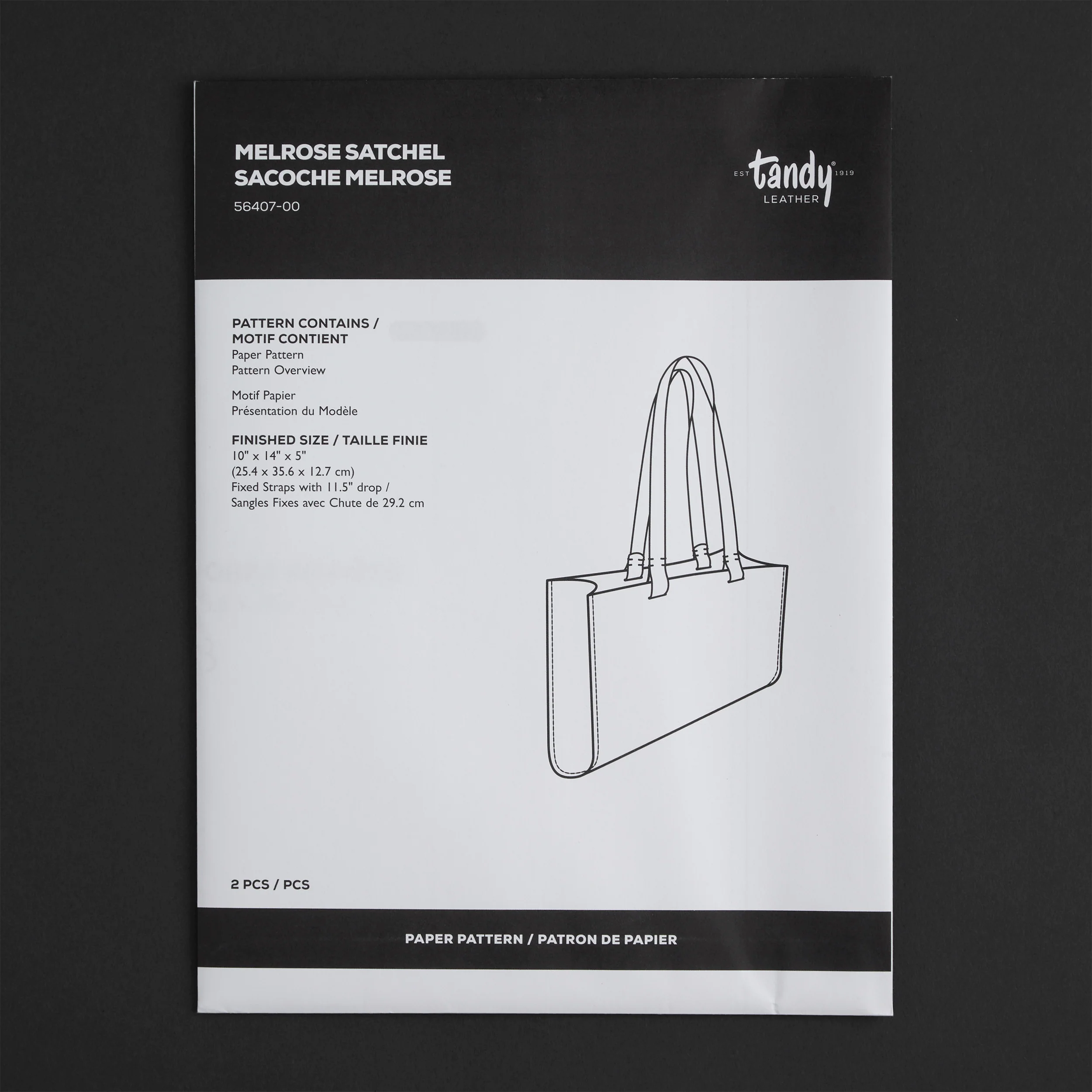 Melrose Satchel Paper Pattern - Image 4