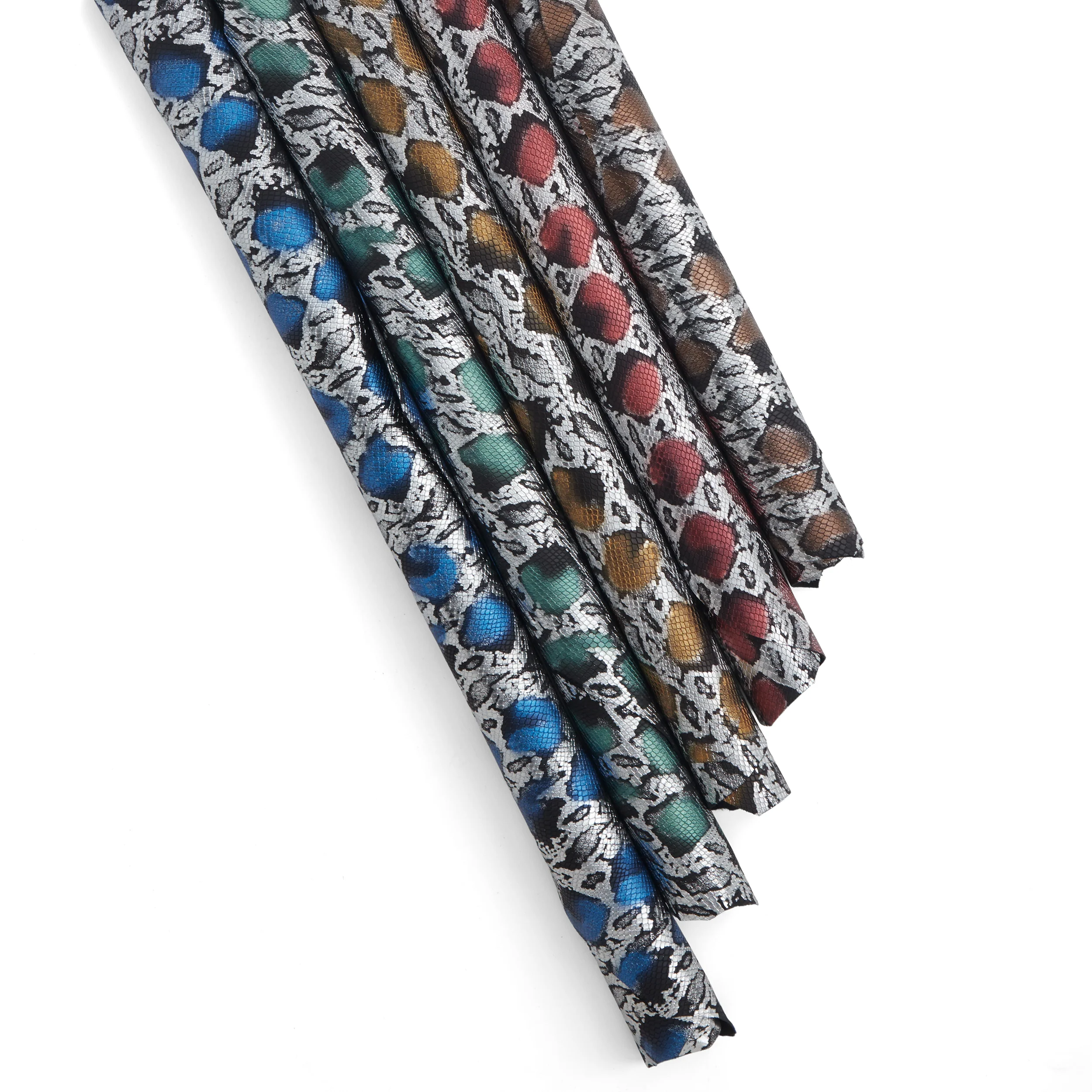 Metallic Snake Print Lambskin - Image 2
