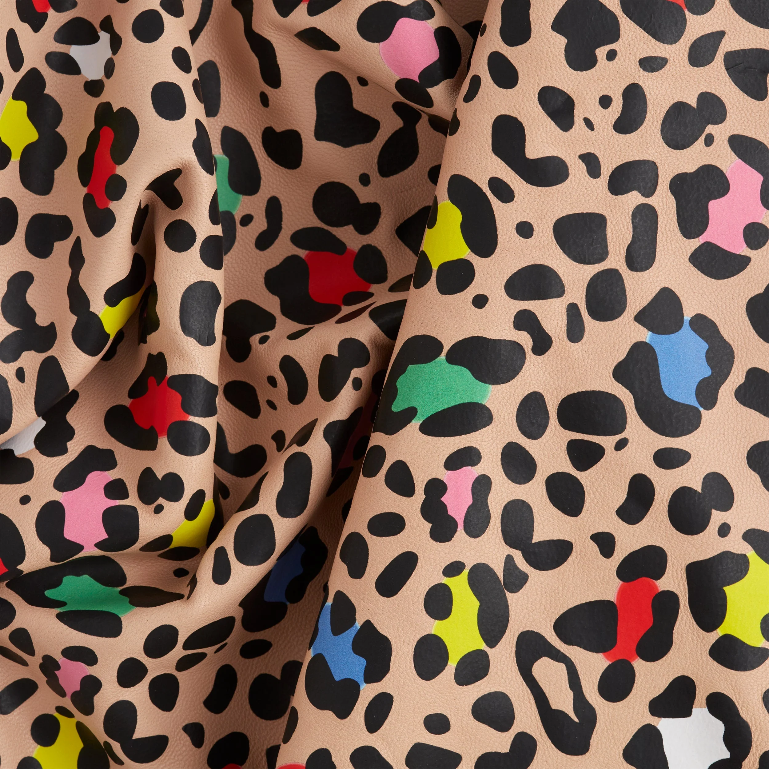 Multicolor Leopard Print Sheepskin - FINAL SALE