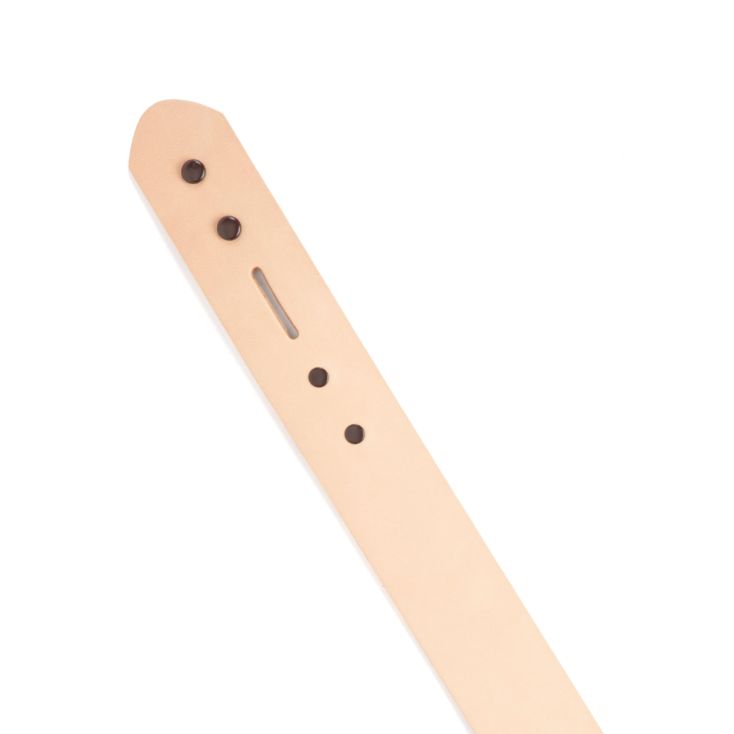 Natural Cowhide Leather Belt Blank - Image 5