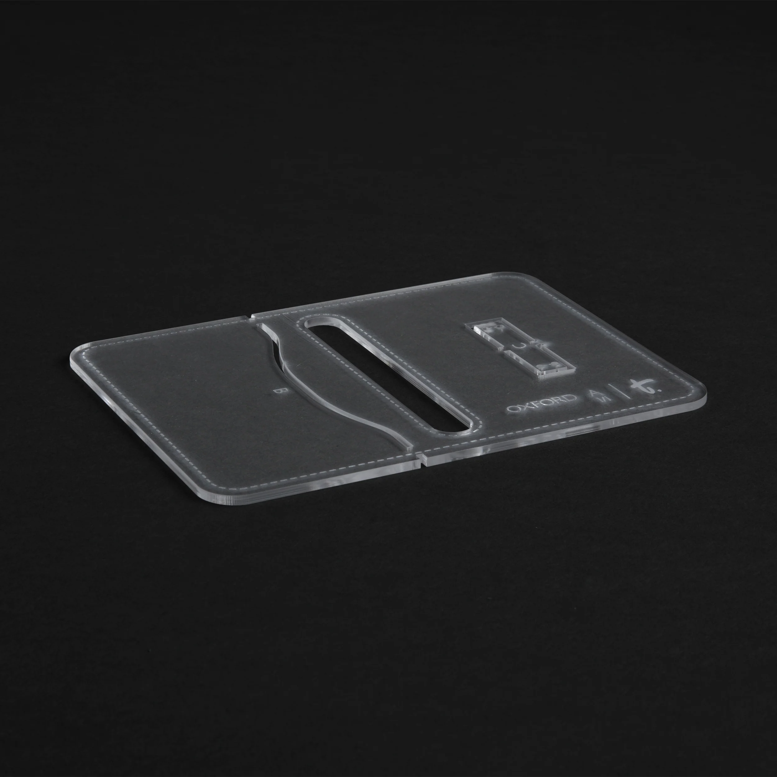Oxford Coin Pouch Acrylic Template - Image 4