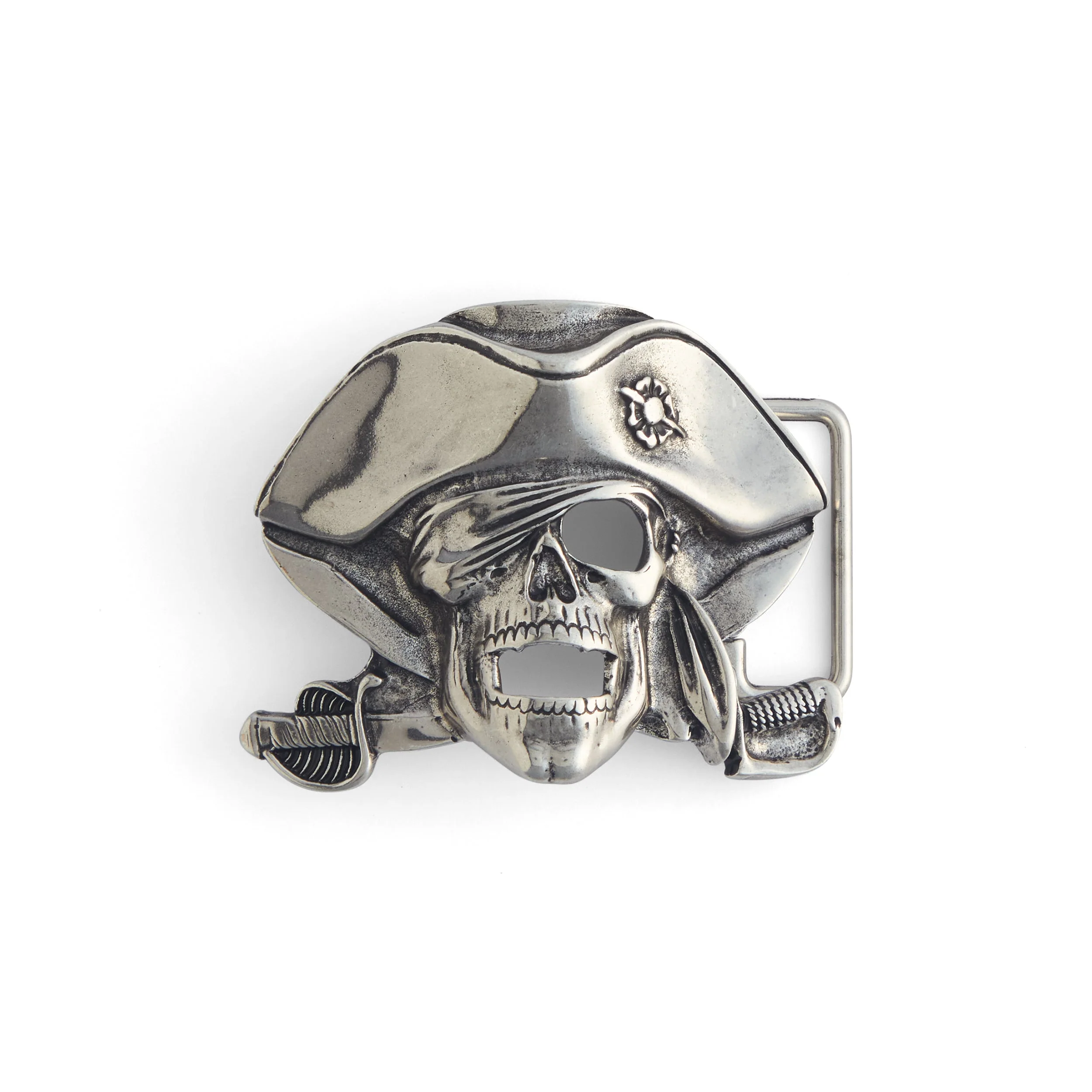 Pirate Skull Trophy Buckle - Image 2