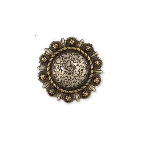 Roped Berry Round Conchos