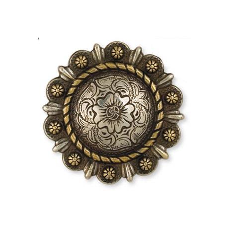 Roped Berry Round Conchos - Image 2