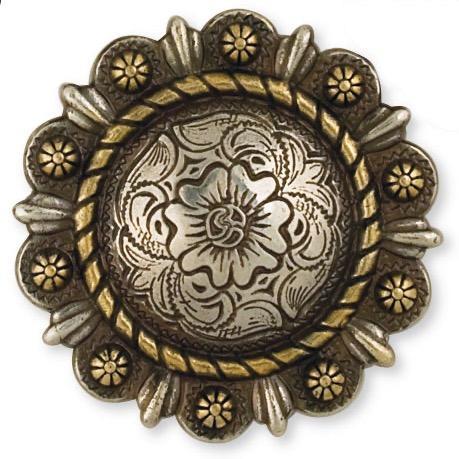 Roped Berry Round Conchos - Image 4