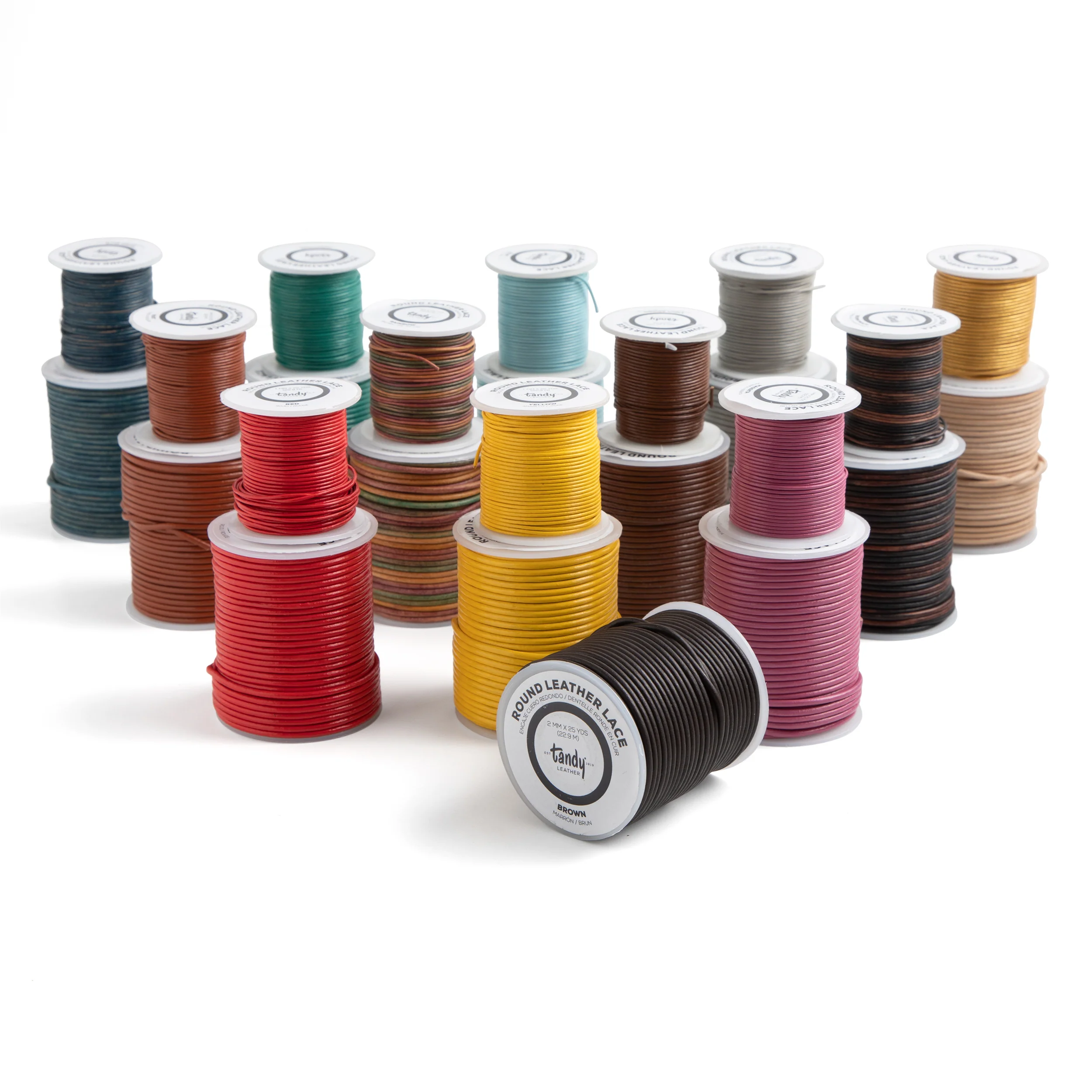 Round Leather Lace 25 yards - FINAL SALE - Image 2