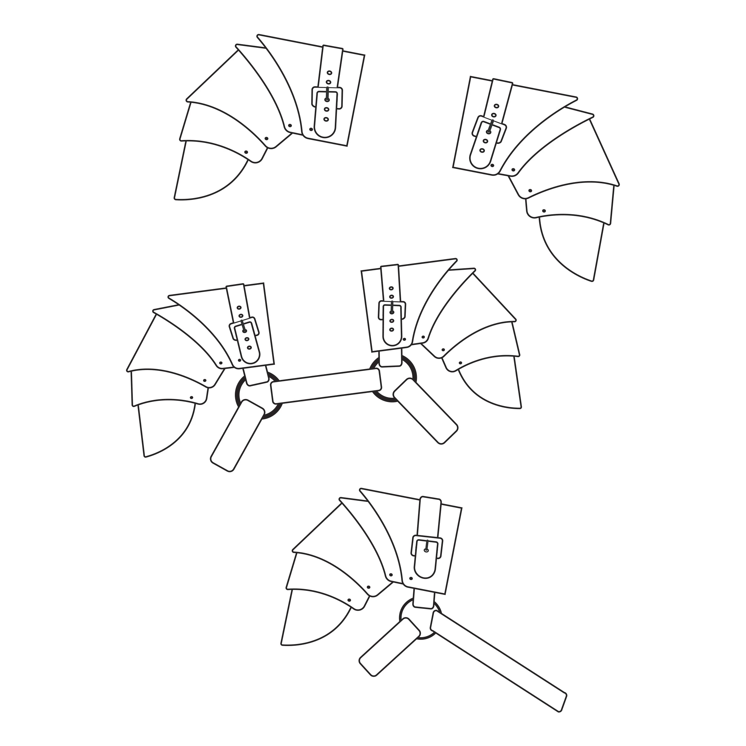 Shoulder Pauldron & Harness Paper Pattern