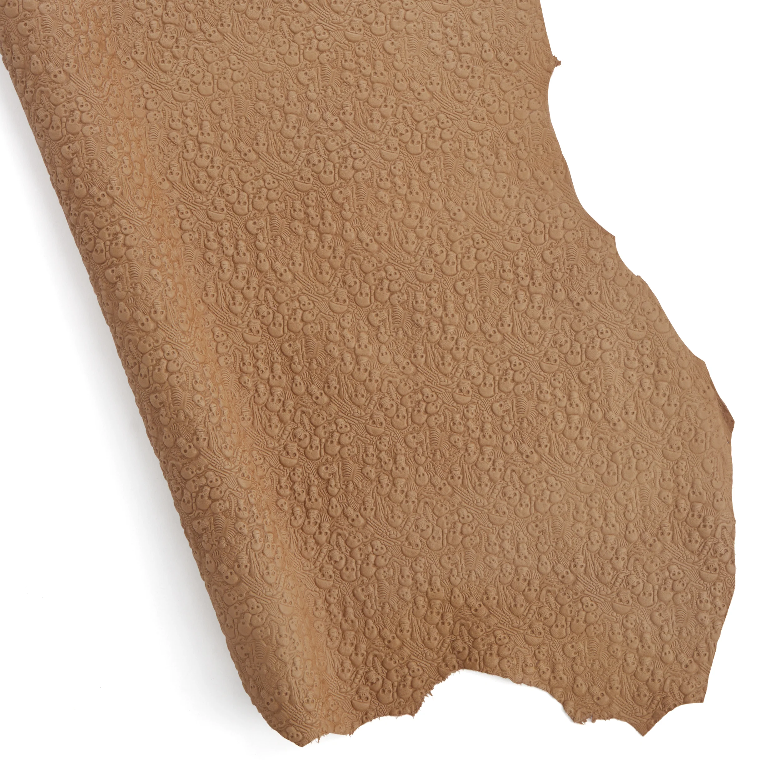 Skull Print Veg-Tan Sheepskin