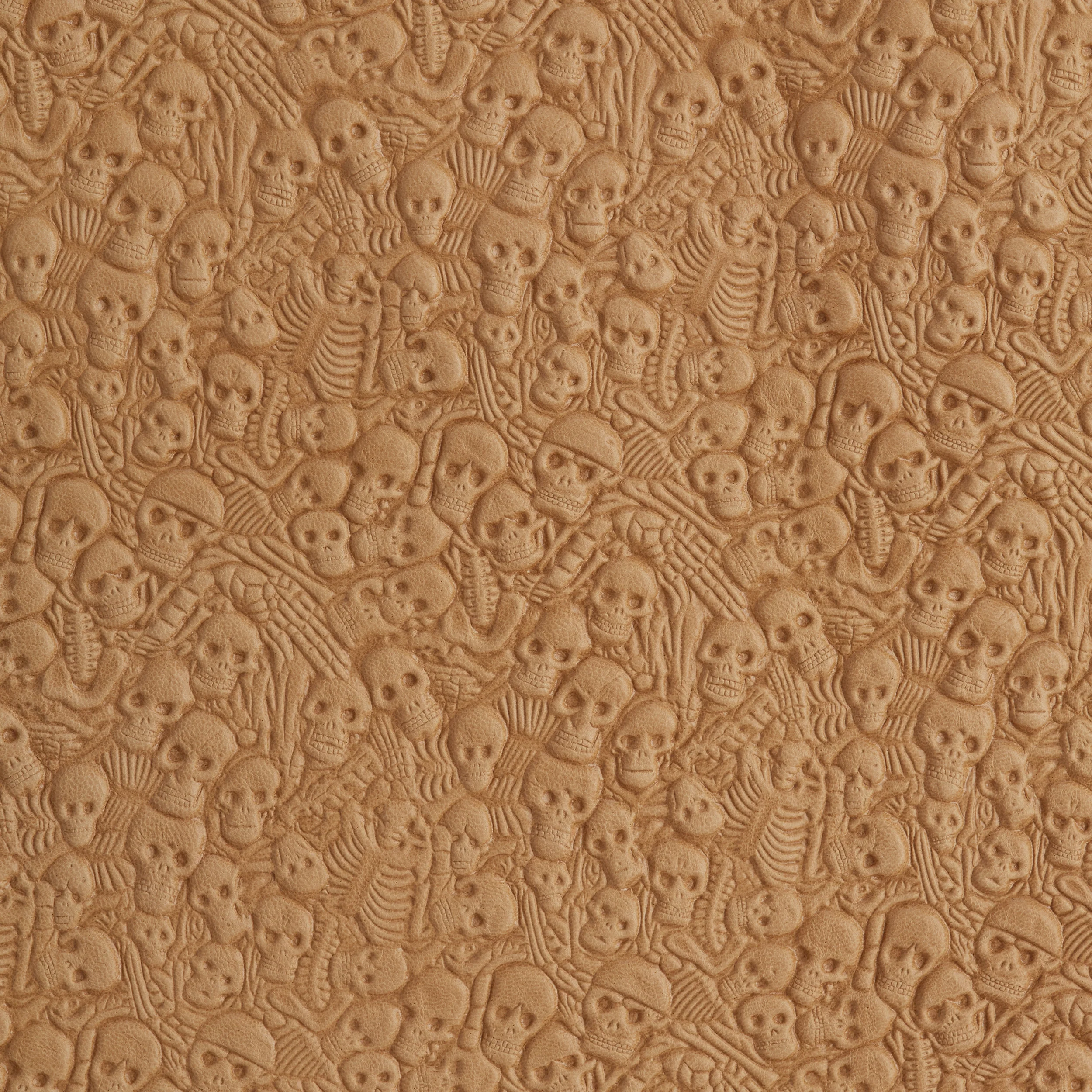 Skull Print Veg-Tan Sheepskin - Image 2