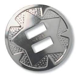 Slotted Round Concho With Star Pack of 10 - Image 3