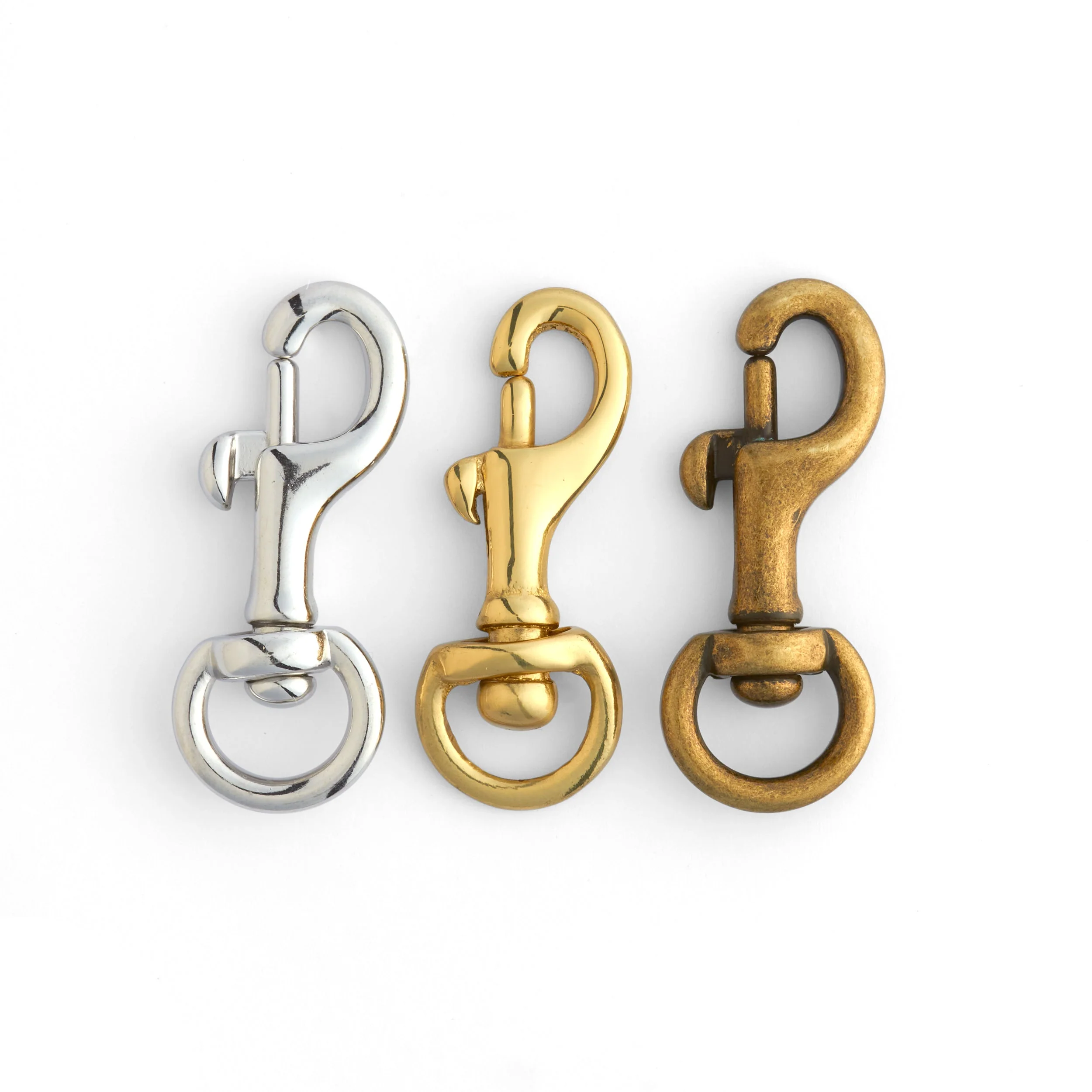 Small Brass Spring Snaps