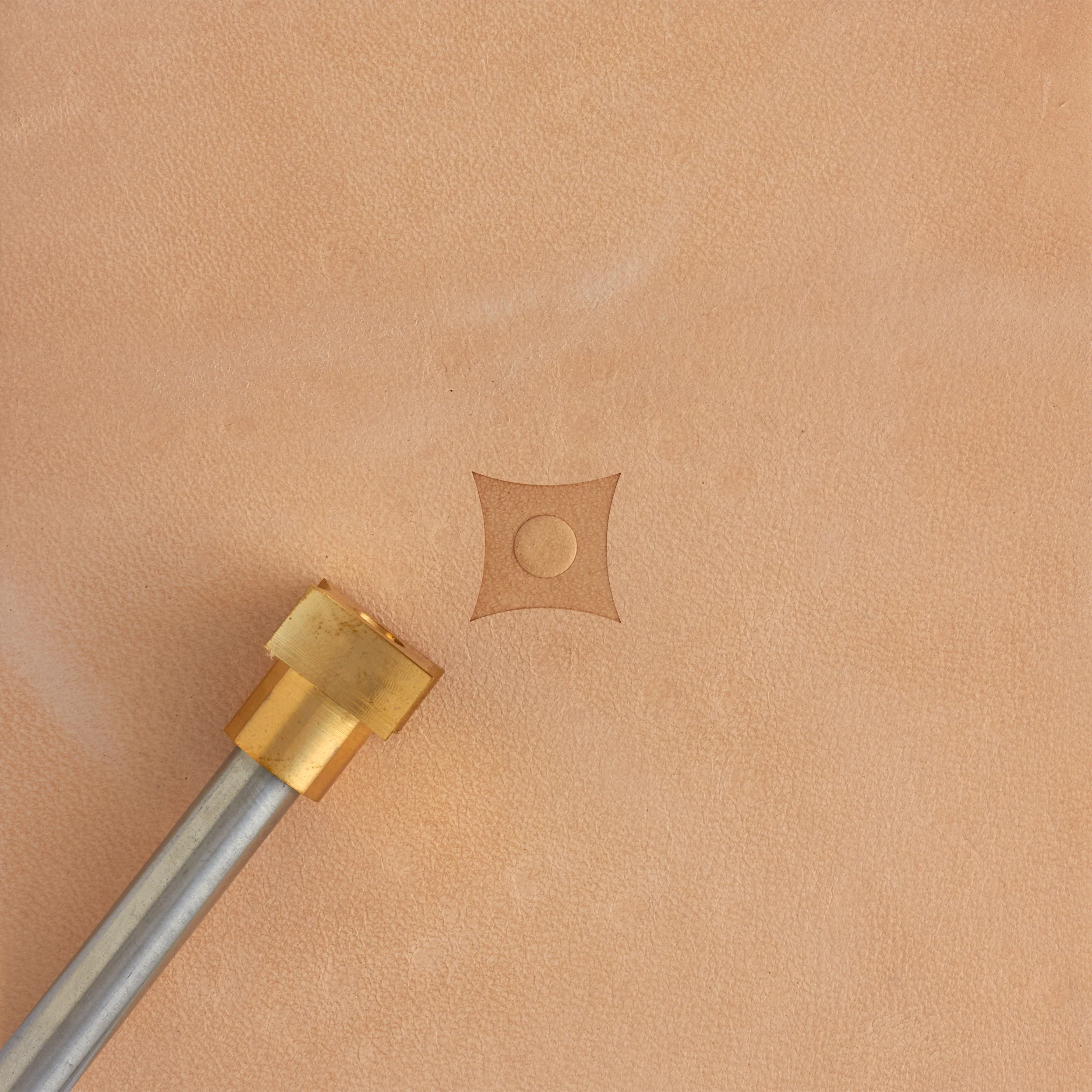 Square Tuft Brass Stamp