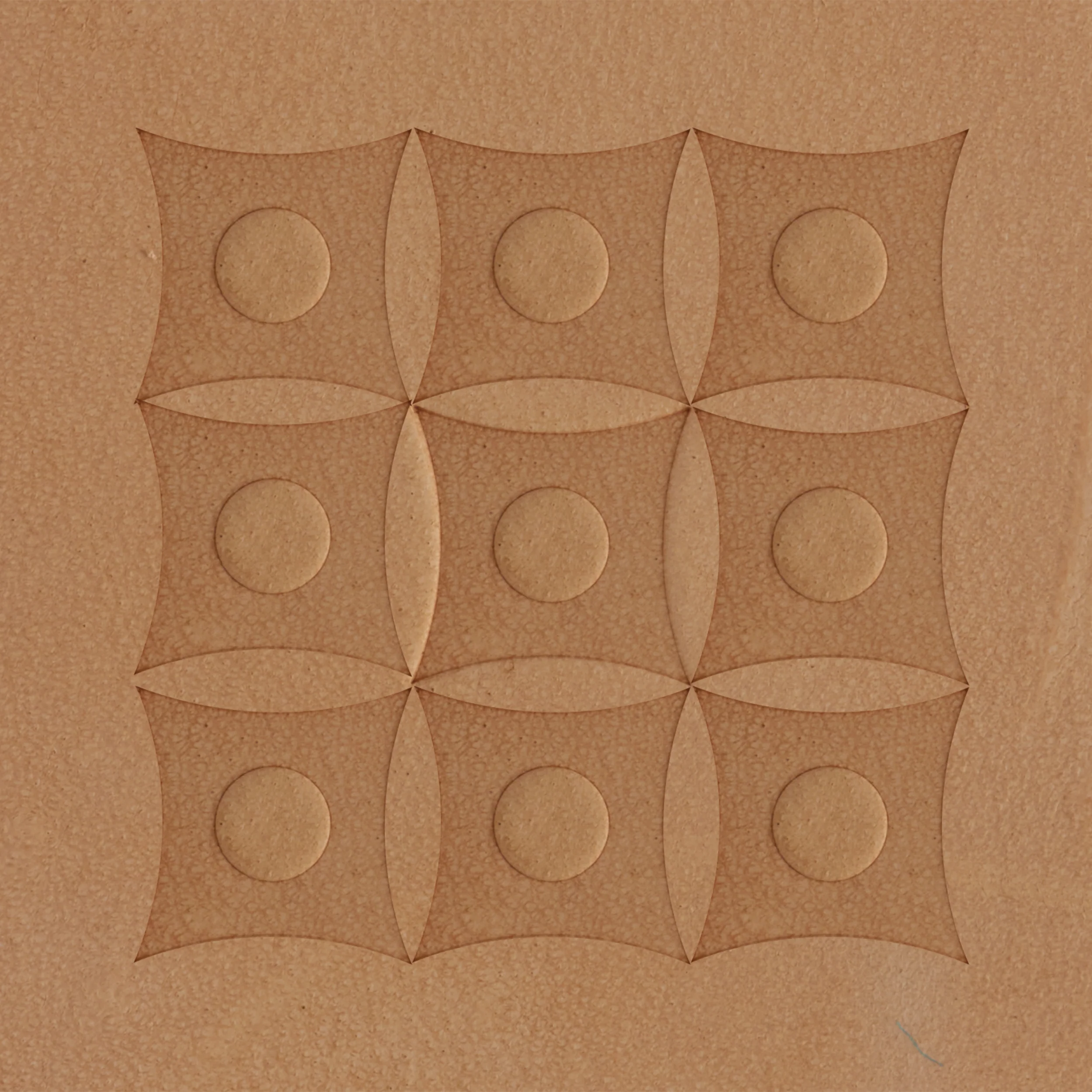 Square Tuft Brass Stamp - Image 2