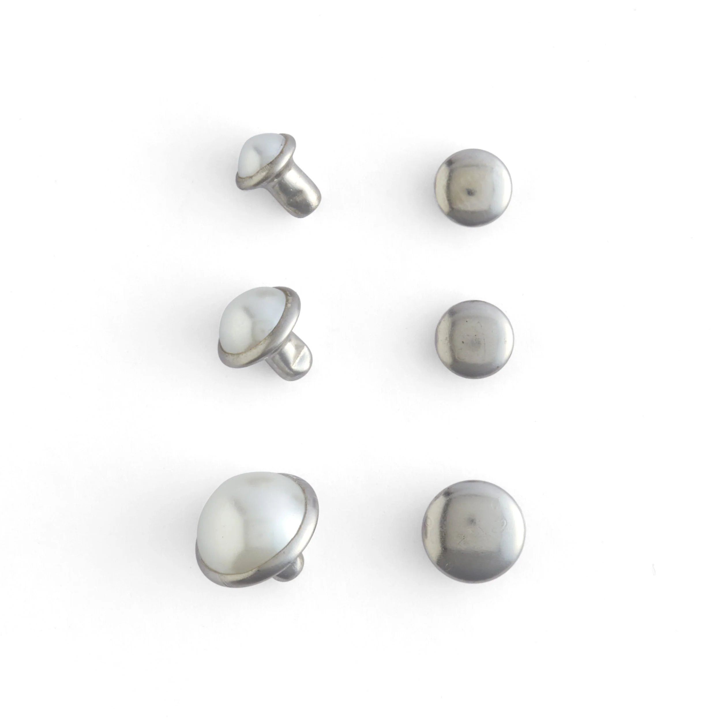 Synthetic Pearl Dome Rivets 10 Pack - Image 2