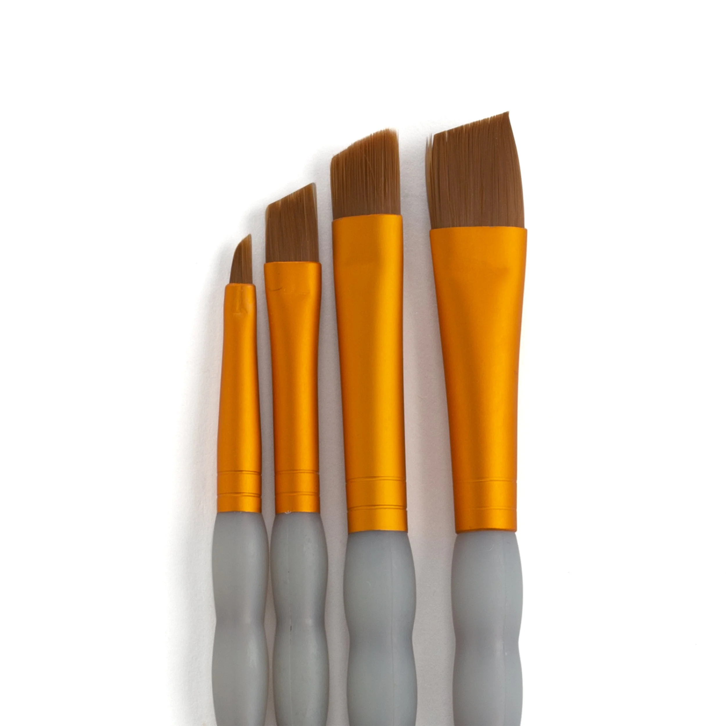 Taklon Angled Paint Brush Set - Image 2