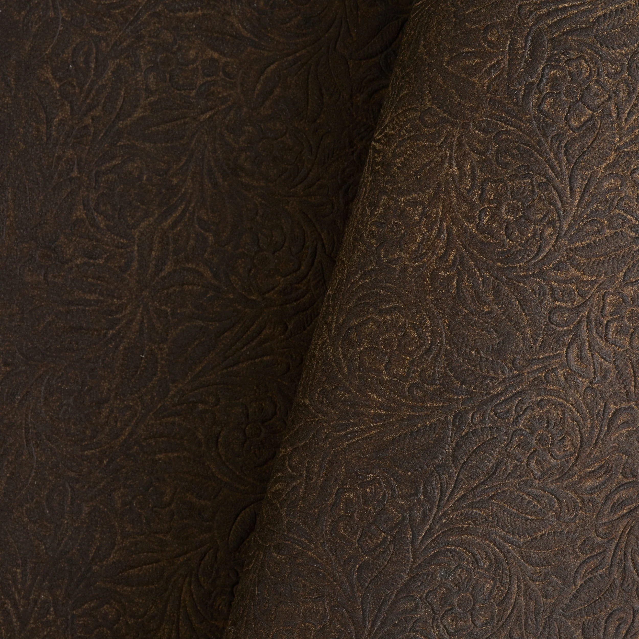 Texas Embossed Utility Suede Split Brown - Image 2